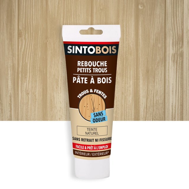 Pâte à bois Petits trous SINTO naturel 250 g