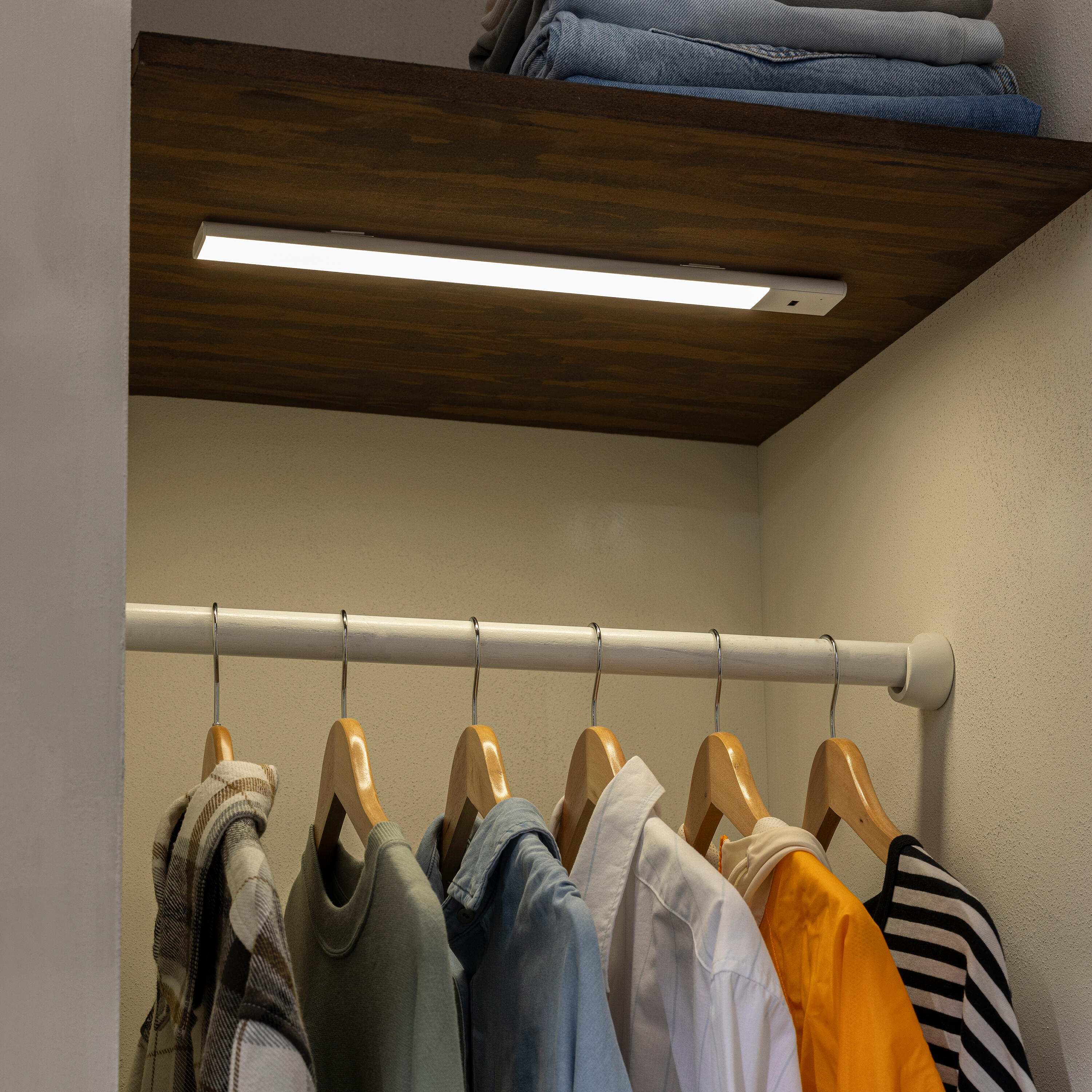 Réglette dessous de meuble LED Maxo L.40 cm détection main, blanc neutre INSPIRE - 5
