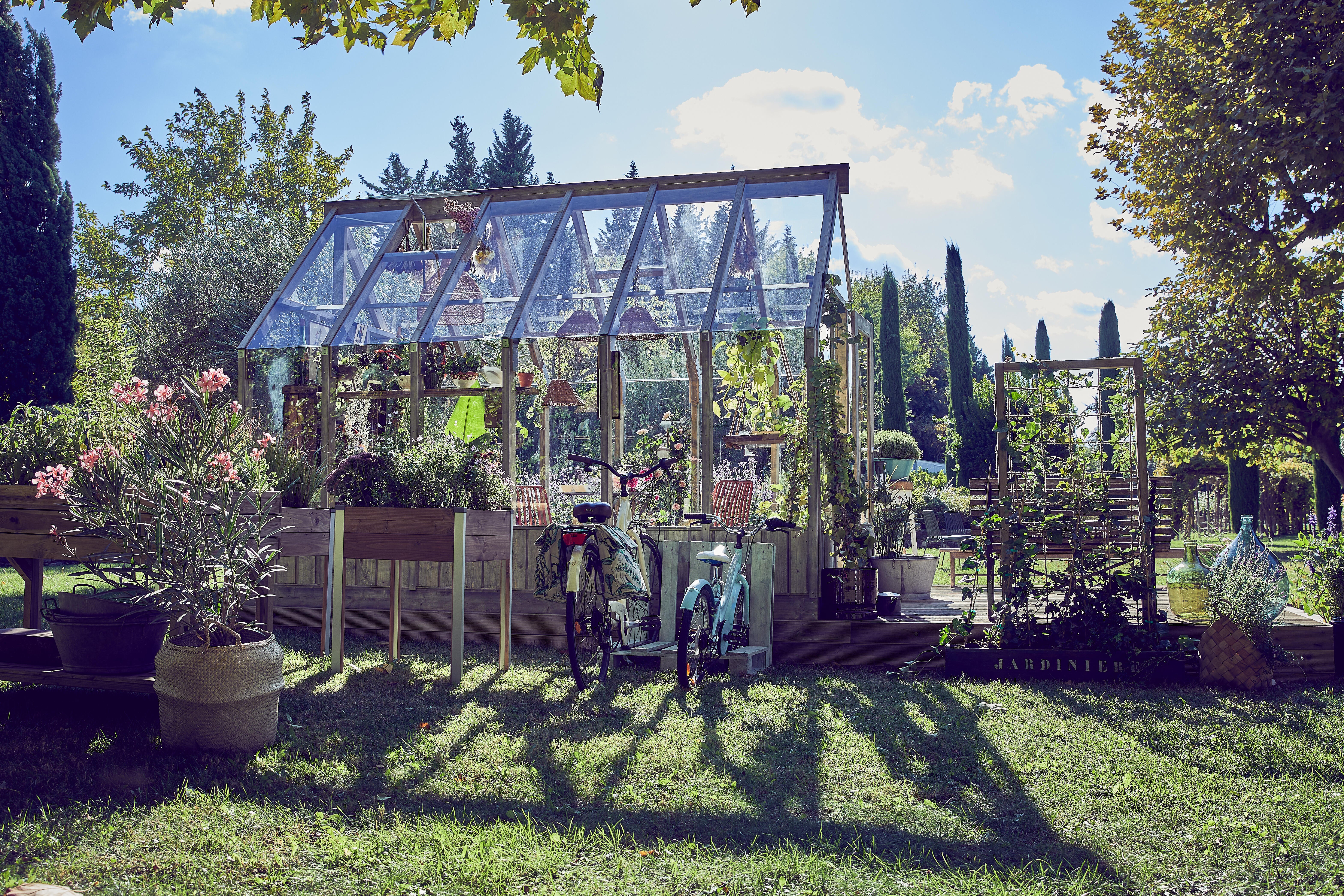 Suspension Zena rotin, beige, Diam.45 cm, E27 - 3