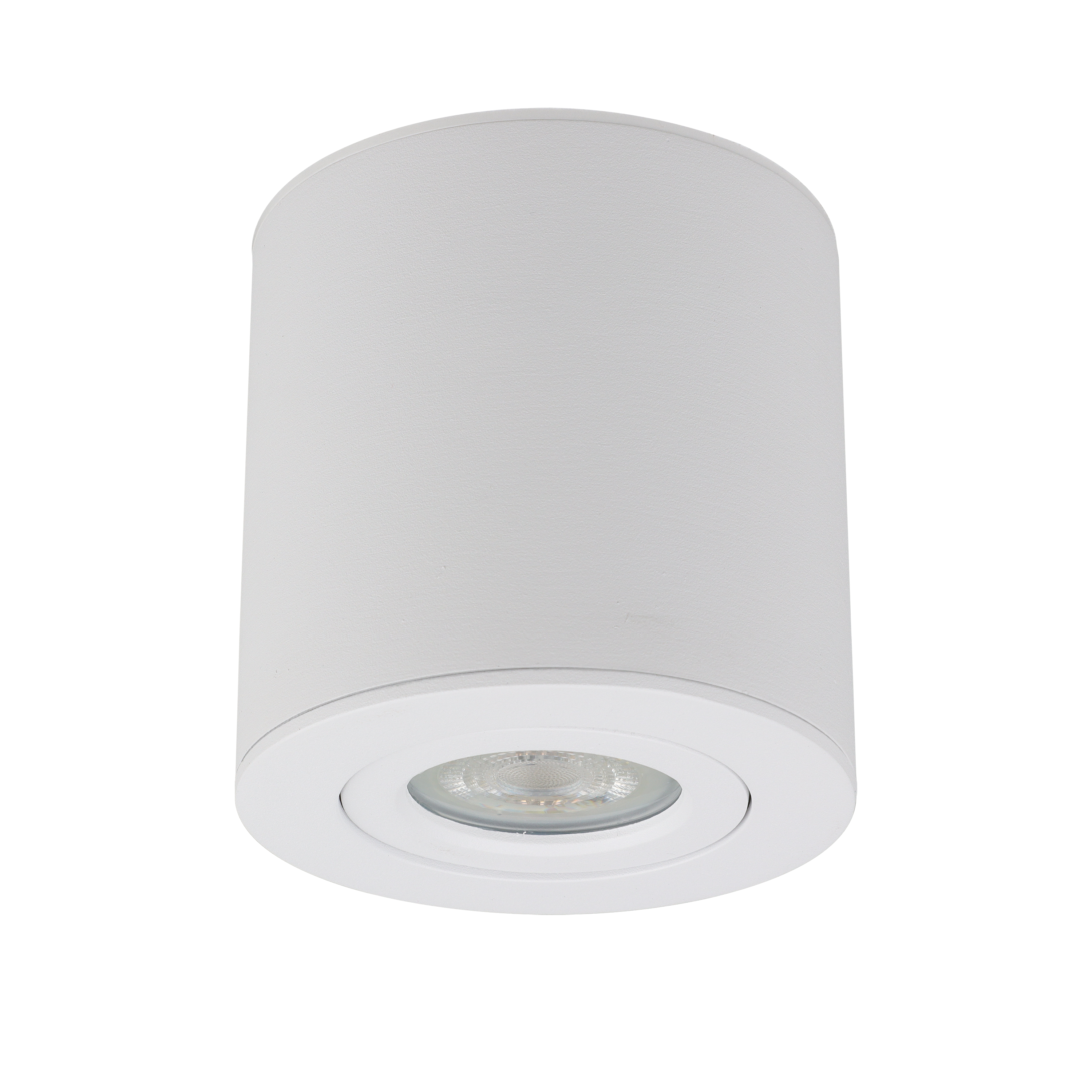 Spot à fixer GU10 H.9,6 cm, design blanc, D.9.6 cm Losa INSPIRE - 5