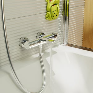 Mitigeur de bain mécanique chrome, Cinta SENSEA Leroy Merlin Les bons plans des petits projets avant l'été