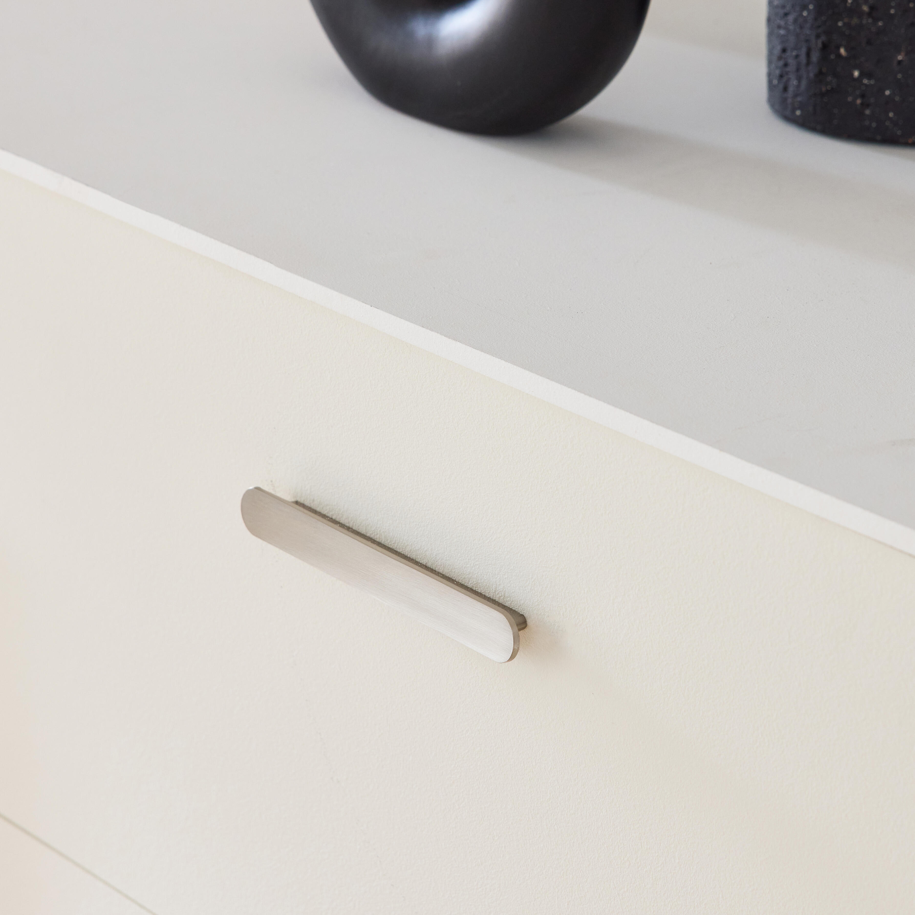 4 Puxadores para móvel alumínio escovado níquel 128 mm Inspire Java - 3