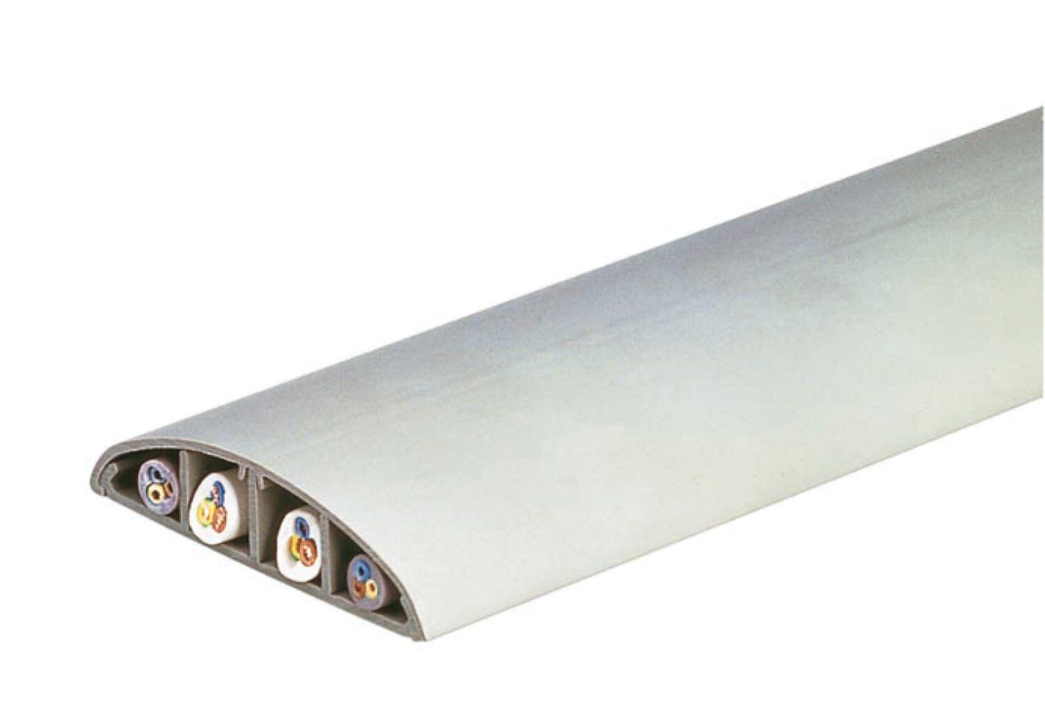 Canaleta salva cable 18x75 gris