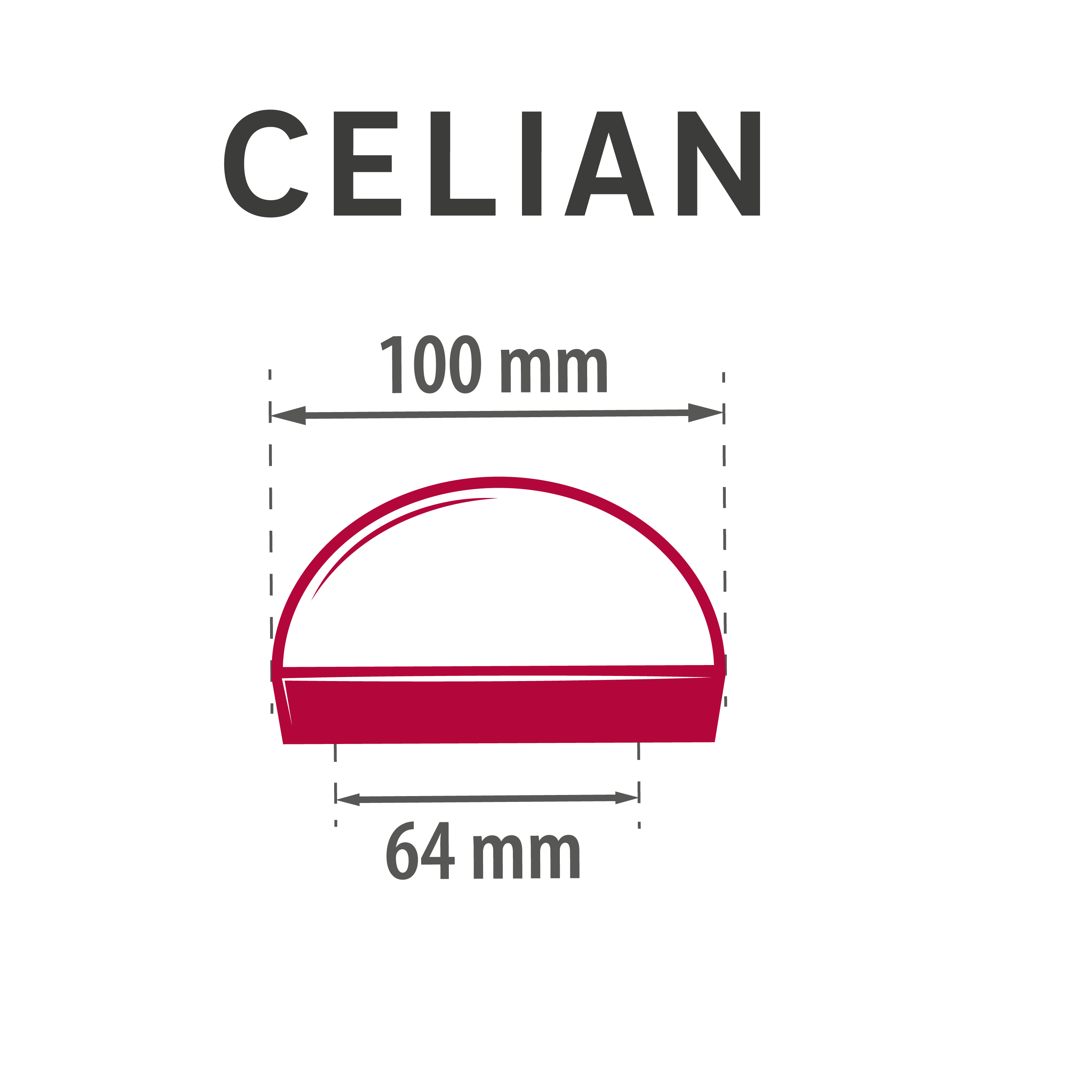 2 Puxadores para móvel alumínio escovado latão 100 mm Inspire Celian - 5