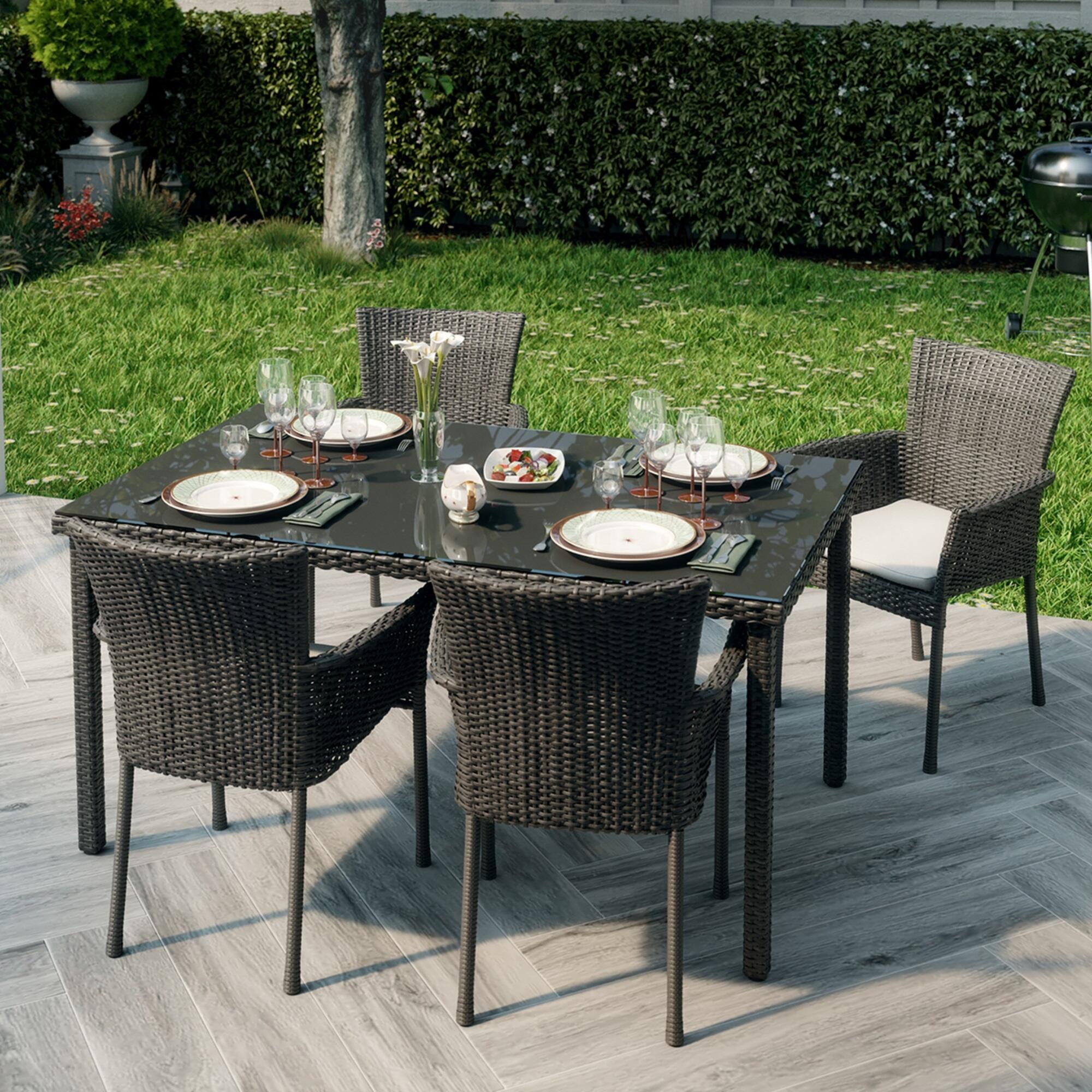 Krzesło ogrodowe Noa antracytowe Naterial - 3