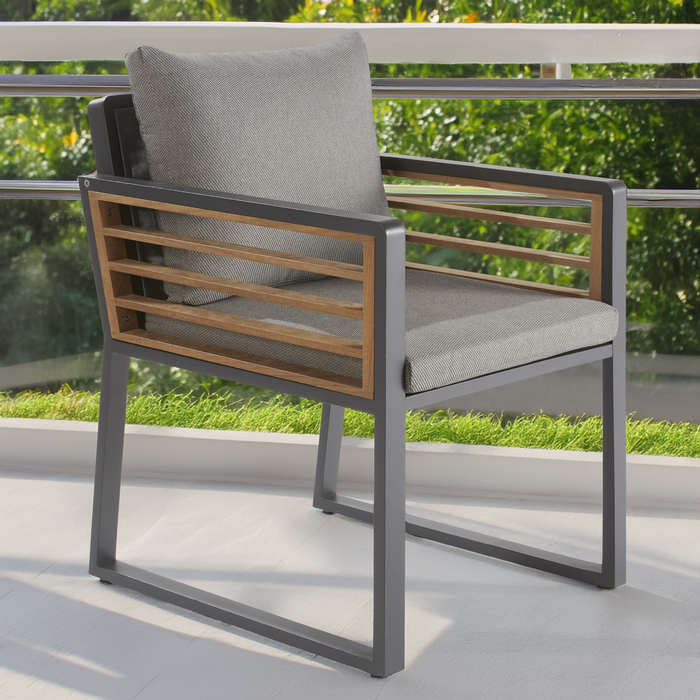 Fotel ogrodowy Ionis szary Naterial