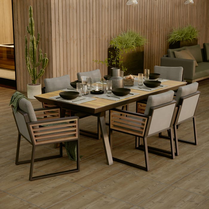 Fotel ogrodowy Ionis szary Naterial