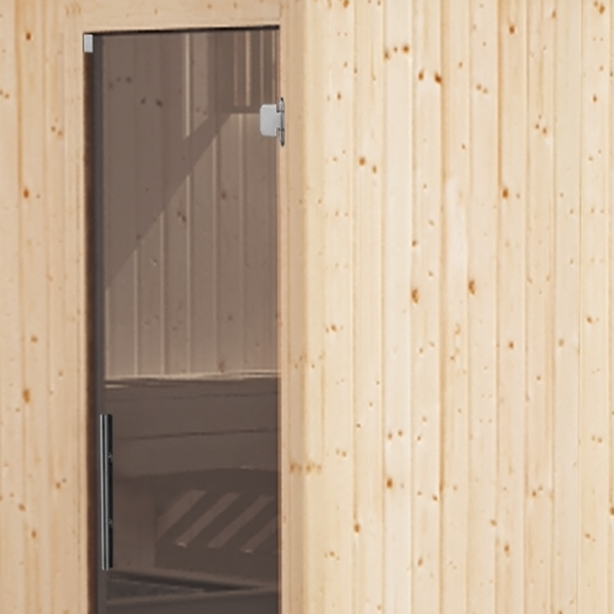Sauna fińska domowa ze szklanymi drzwiami - 3