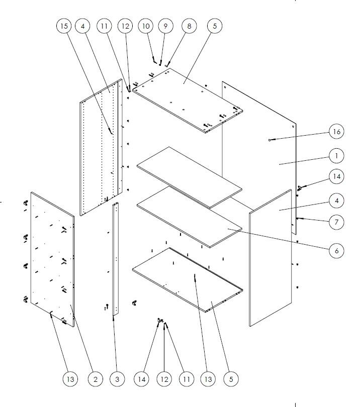 Demi-colonne d'angle de cuisine DELINIA ID blanc H.137.6 x l.106 x P.58 cm - 8