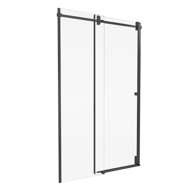 Drzwi prysznicowe przesuwne Titanium gun metal 120x200 cm Durasan