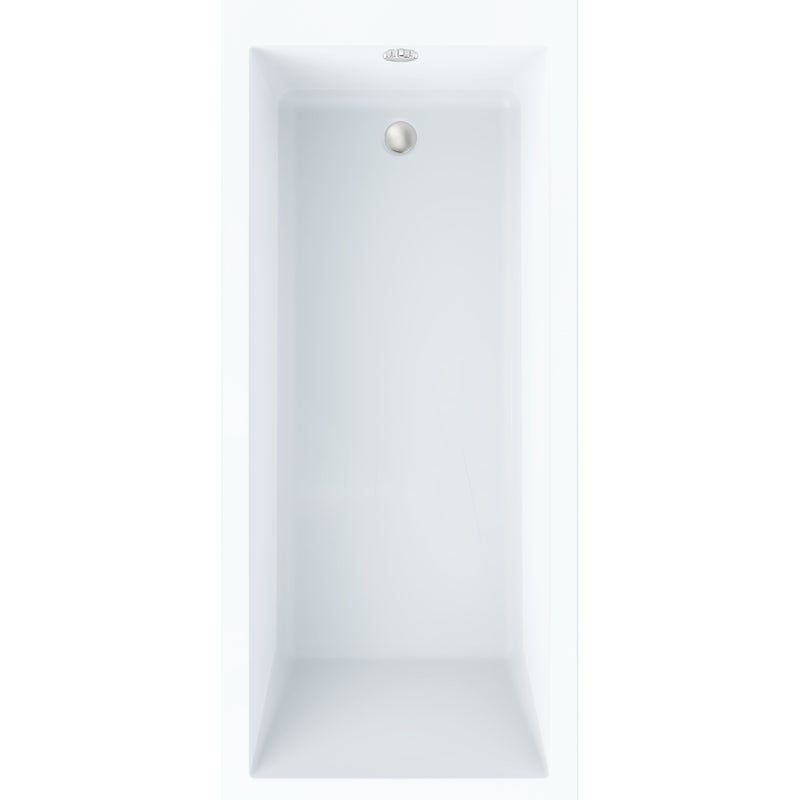 Wanna prostokątna Suare biały mat 170 x 75 cm Sensea