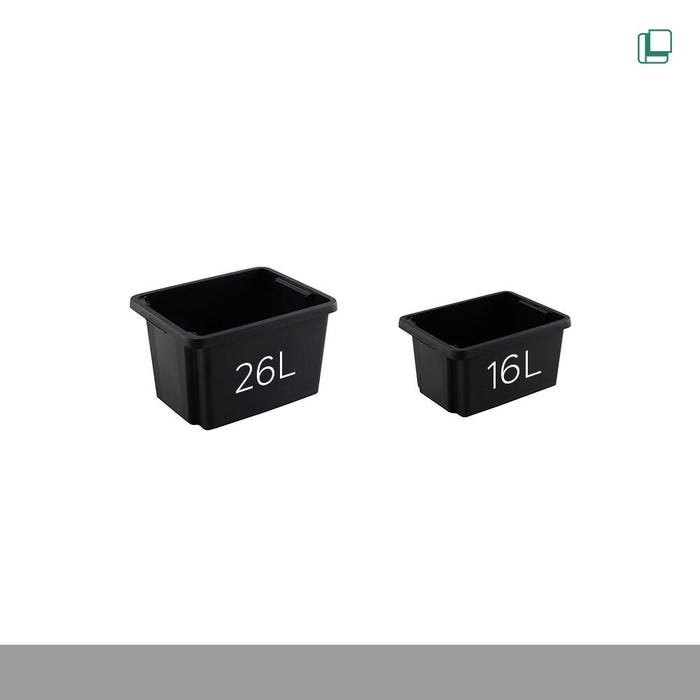 Cajas de almacenamiento sin tapa