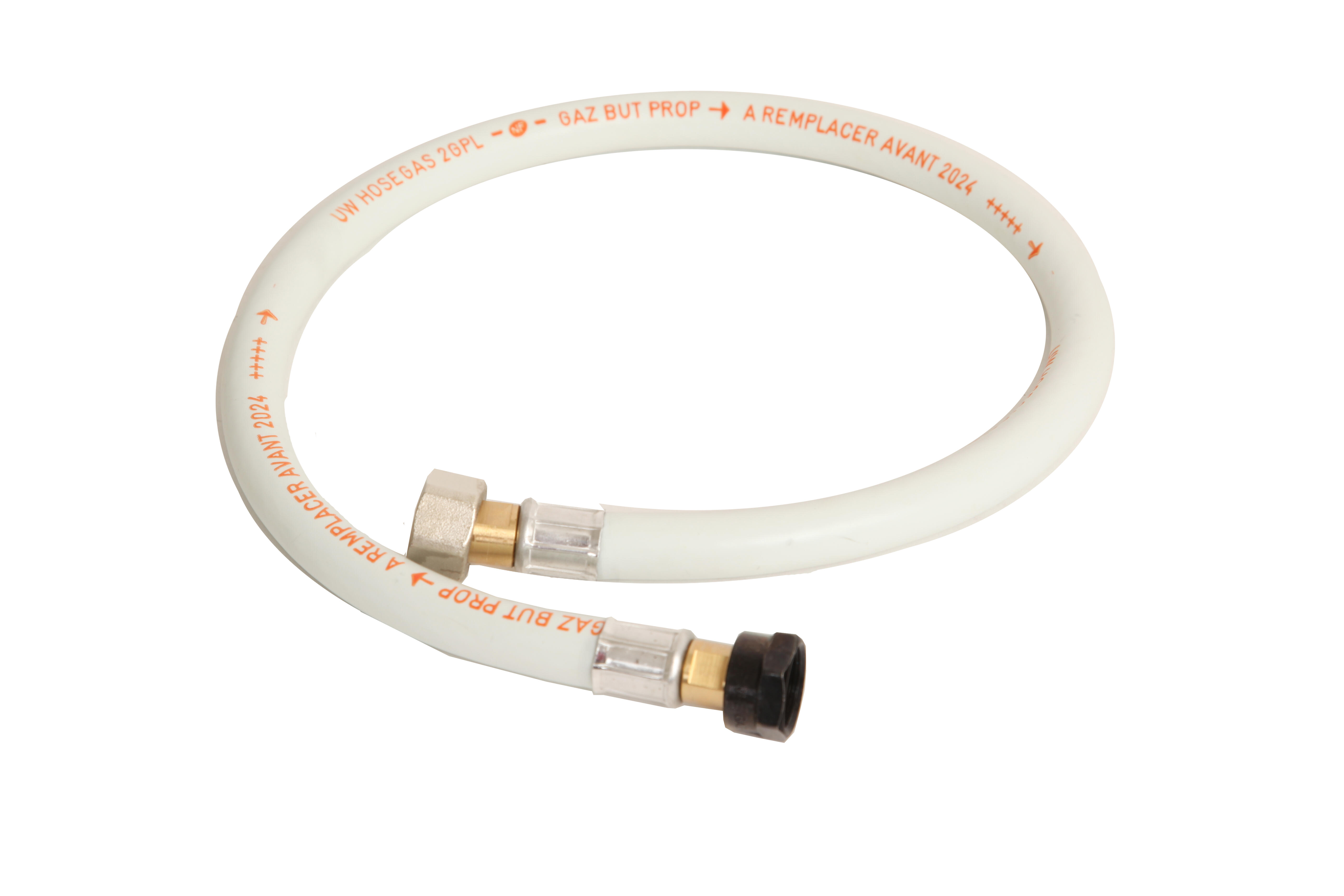 Flexible pvc tout type de gaz, garantie 10, L.1.5 m, LE MARQUIER - 2