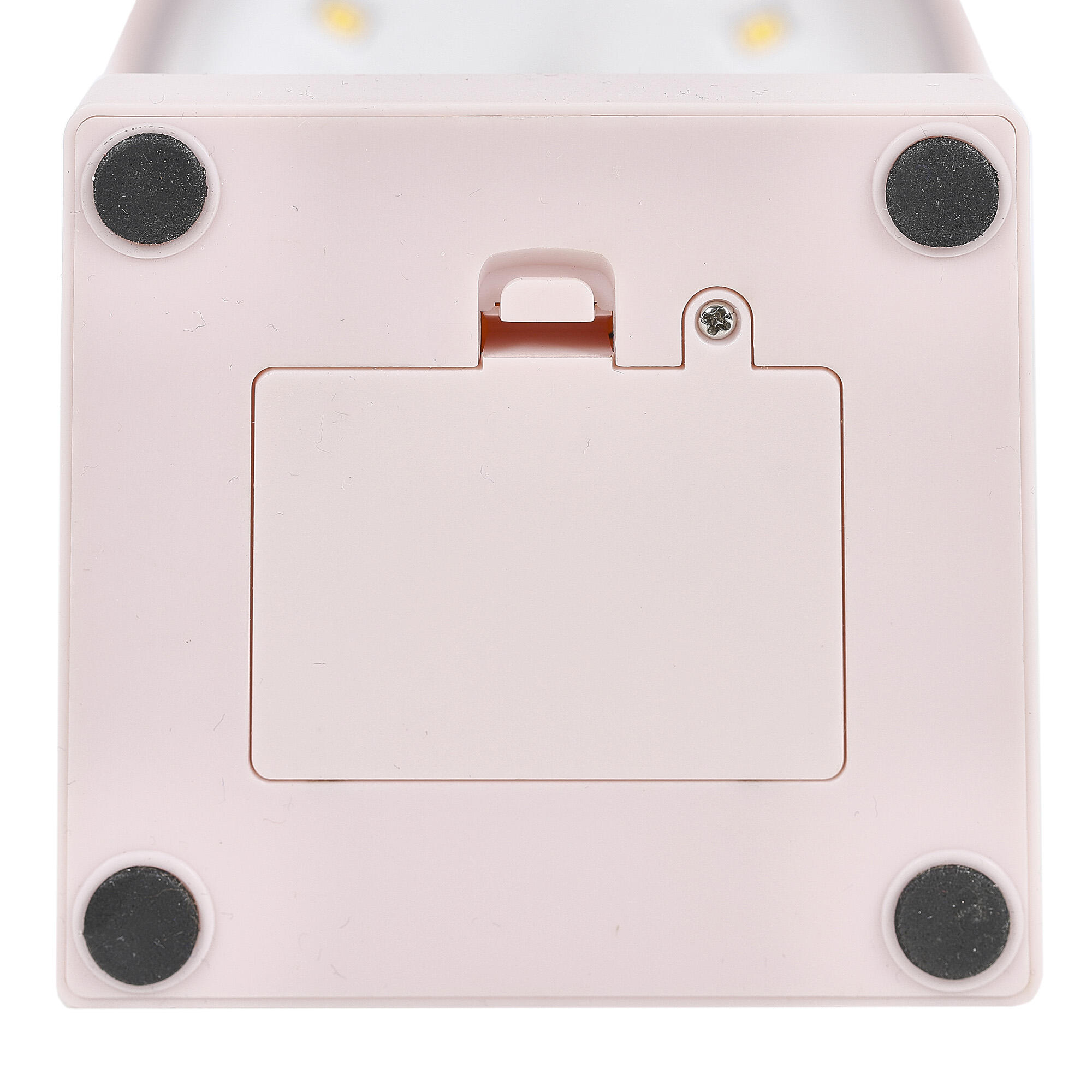 Lámpara de mesa táctil LED con control de la intensidad de la luz THE HOME DECO FACTORY con estructura rosa pantalla rosa luz cálida 3000K de pilas - 7