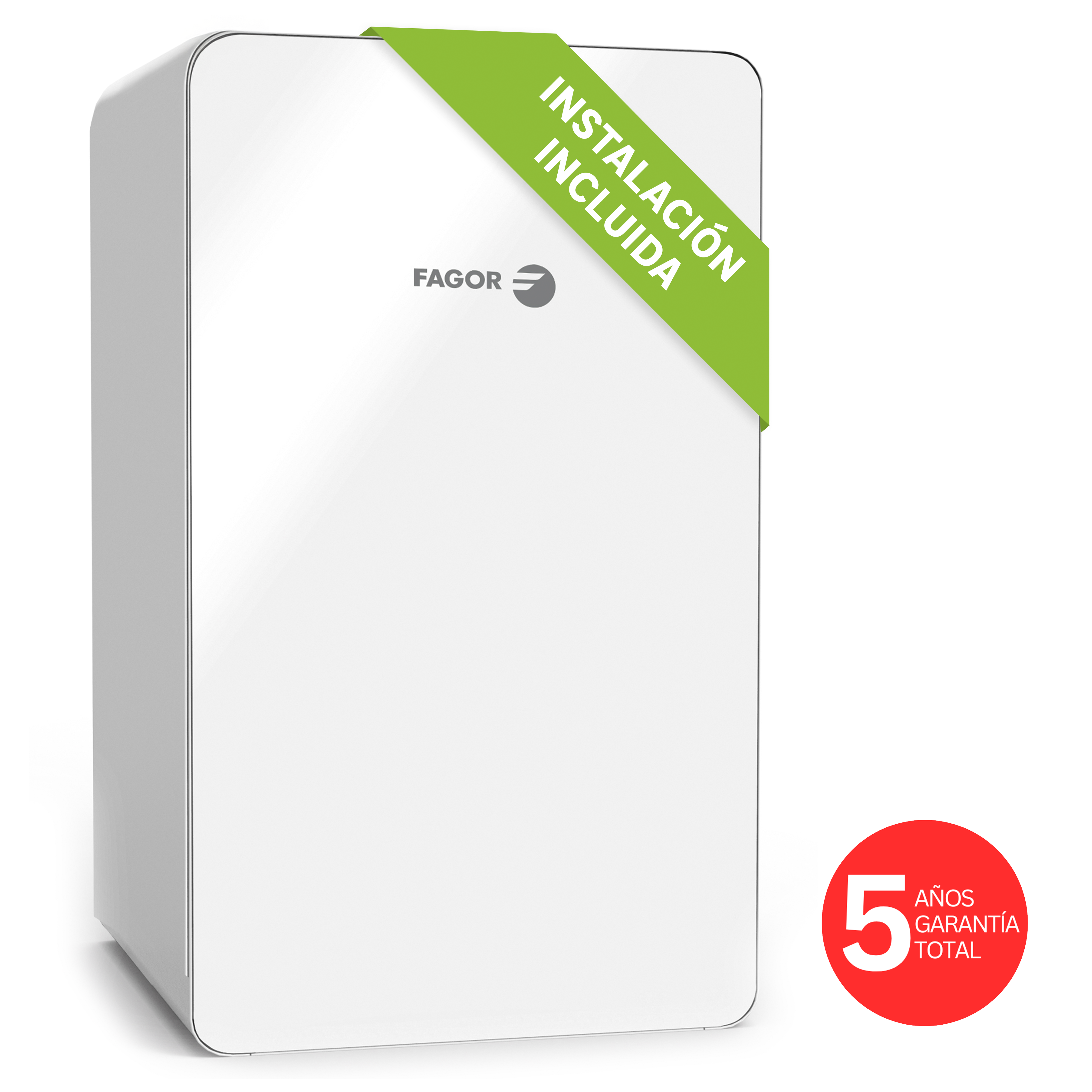 Caldera de condensación gas natural fagor h2natur 30kw instalación incluida