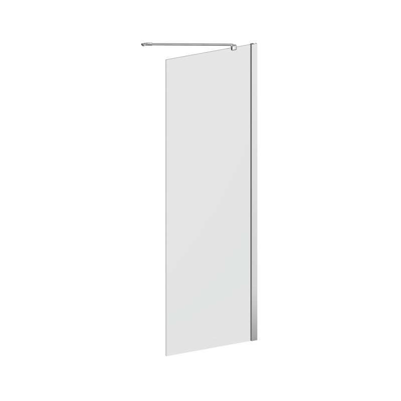 Ścianka prysznicowa do drzwi uchylnych Remix 80 x 195 cm chrom Sensea