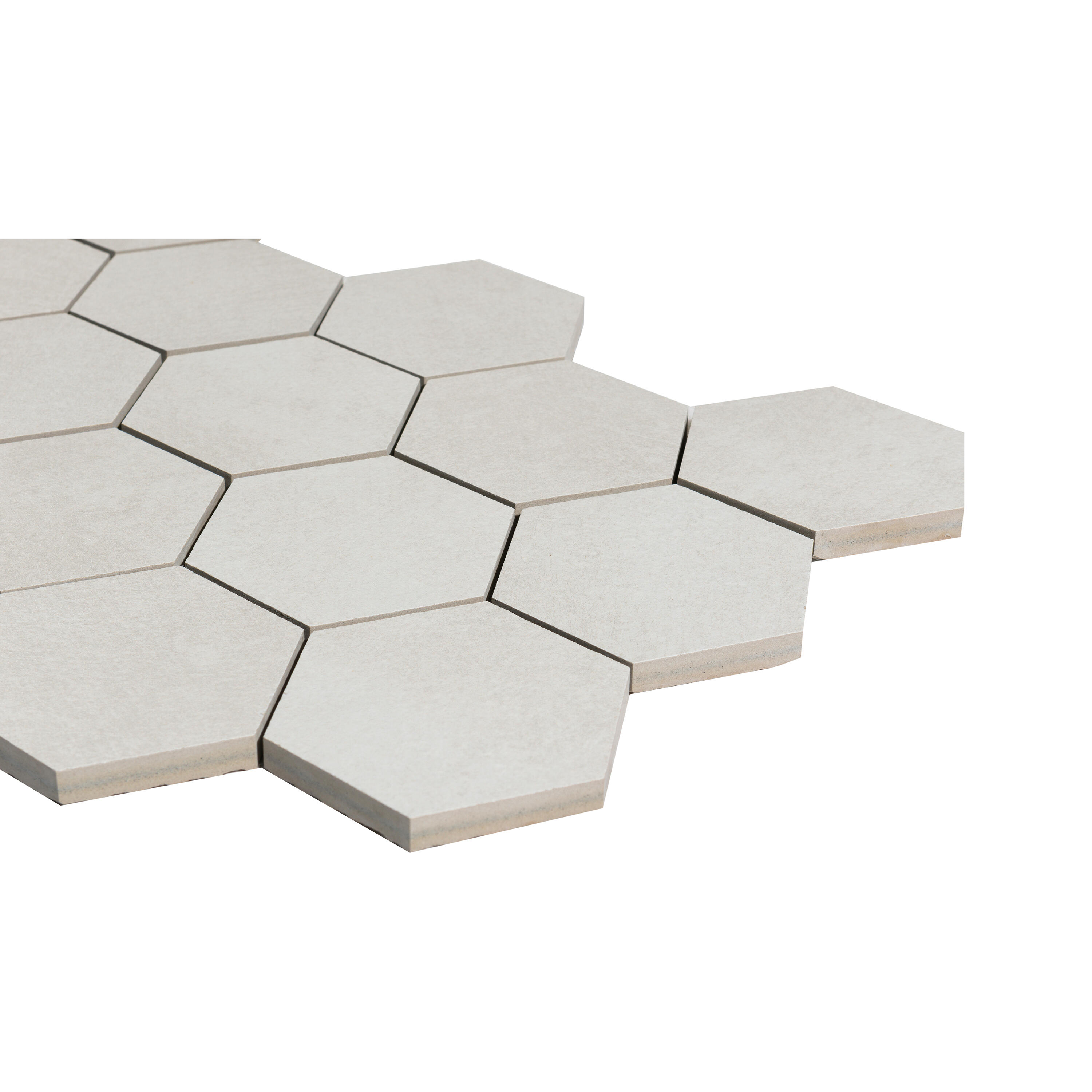 Azulejo mosaico porcelana newton efecto cemento blanco 22.5x32.5 cm