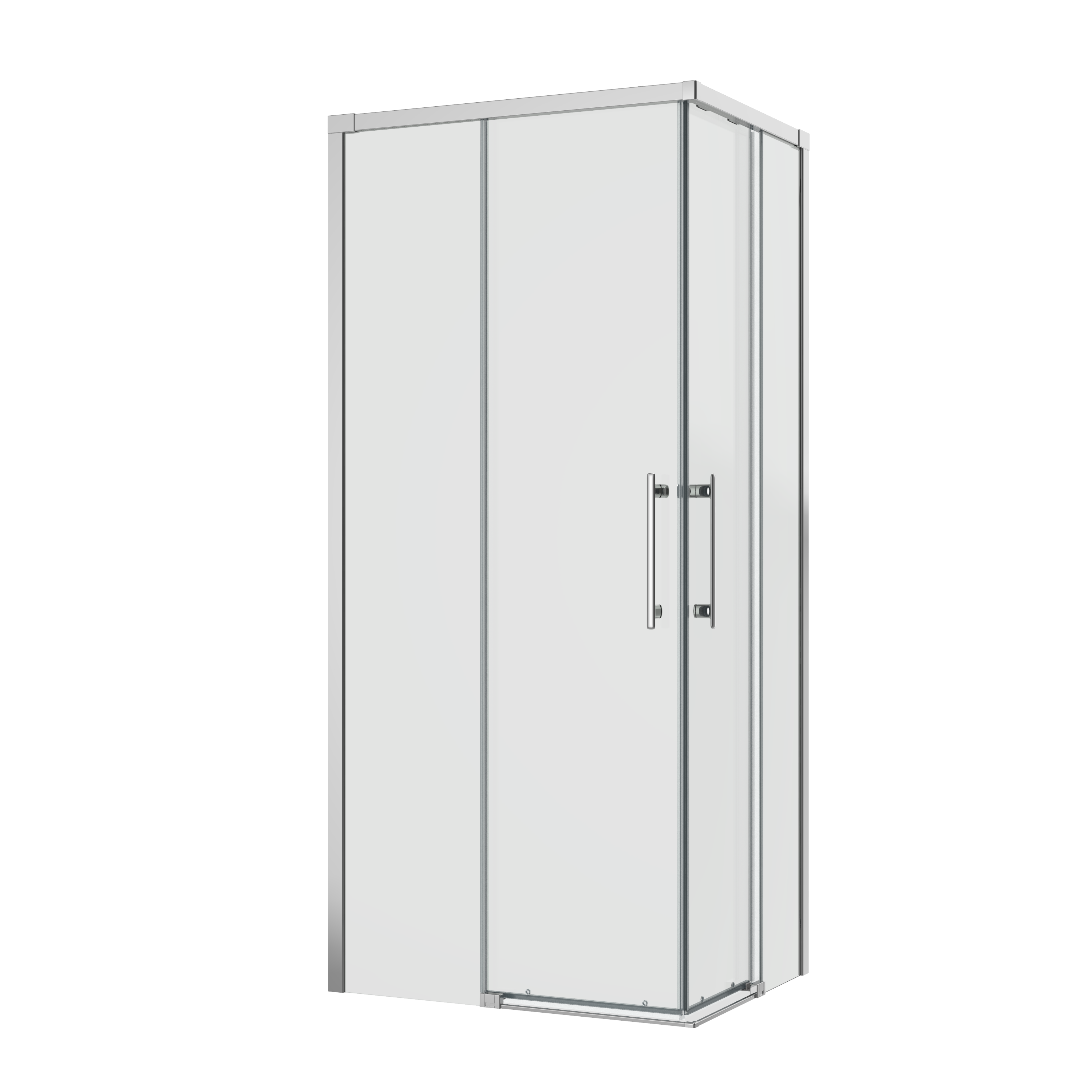 Kabina prysznicowa prostokątna Remix 100 x 70 x 195 cm chrom Sensea