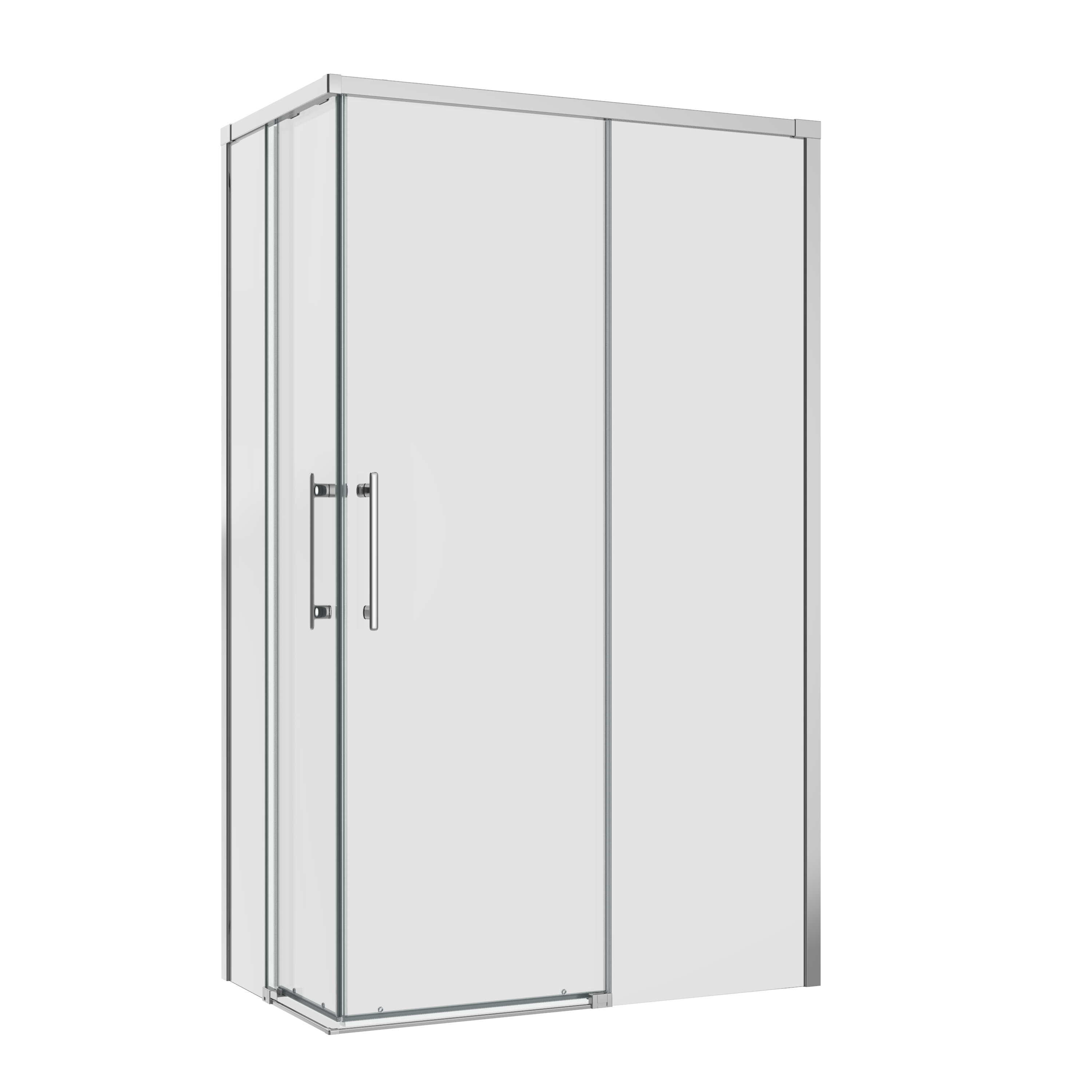 Kabina prysznicowa prostokątna Remix 120 x 70 x 195 cm chrom Sensea