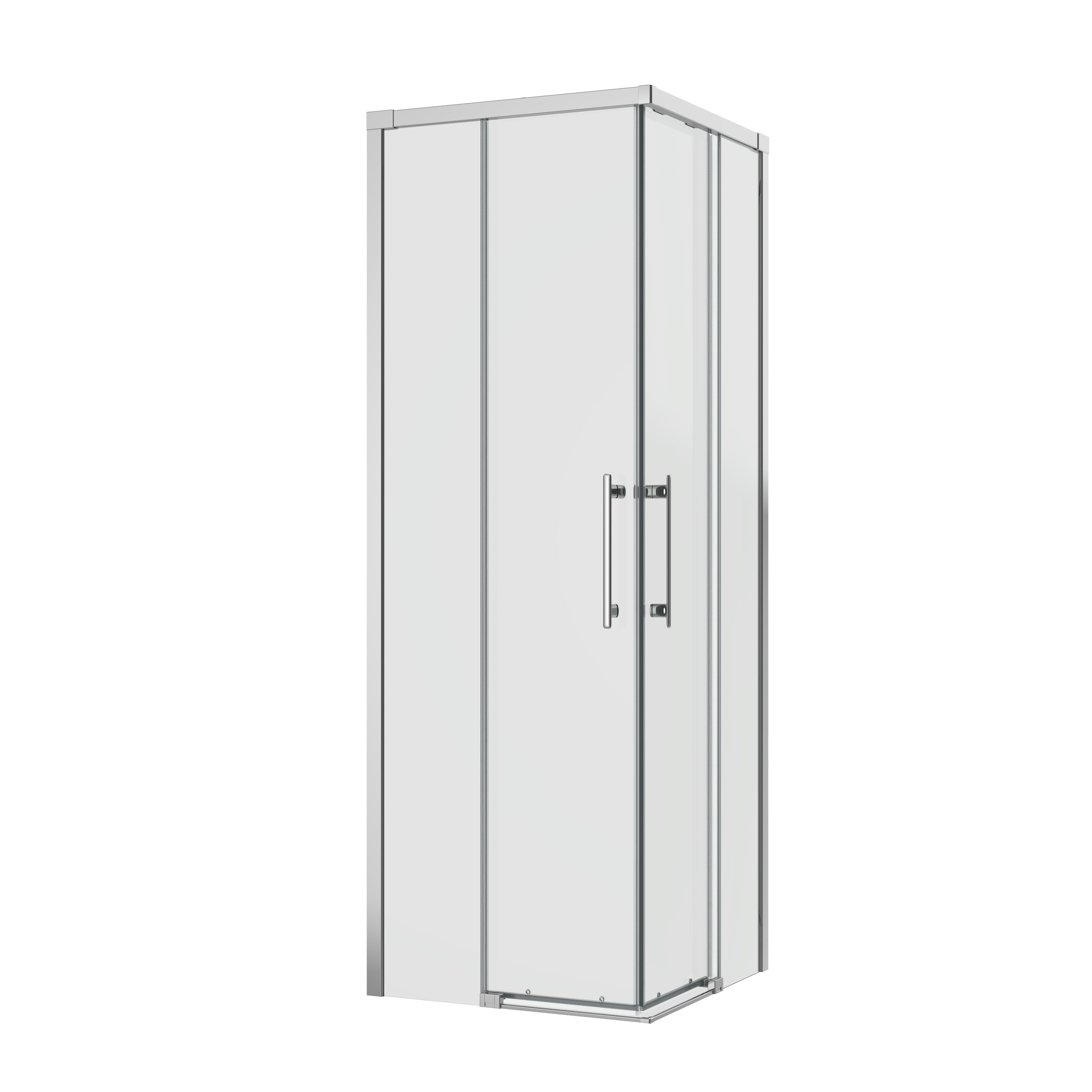 Kabina prysznicowa kwadratowa Remix 80 x 80 x 195 cm chrom Sensea