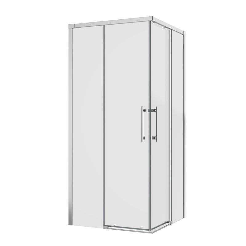 Kabina prysznicowa kwadratowa Remix 90 x 90 x 195 cm chrom Sensea