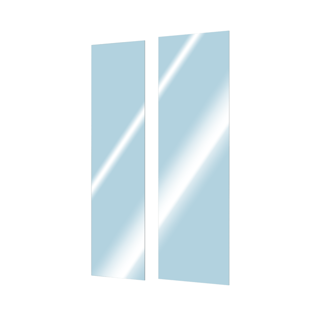 Vidro para cabine de duche para cabine de duche 80x195 cm transparente Sensea Remix