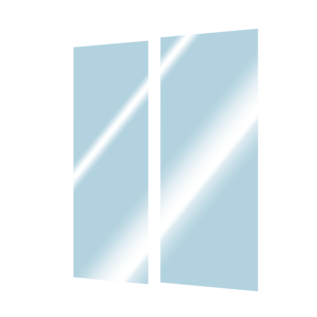 Szkło do drzwi prysznicowych przesuwnych Remix 140x195 cm Sensea