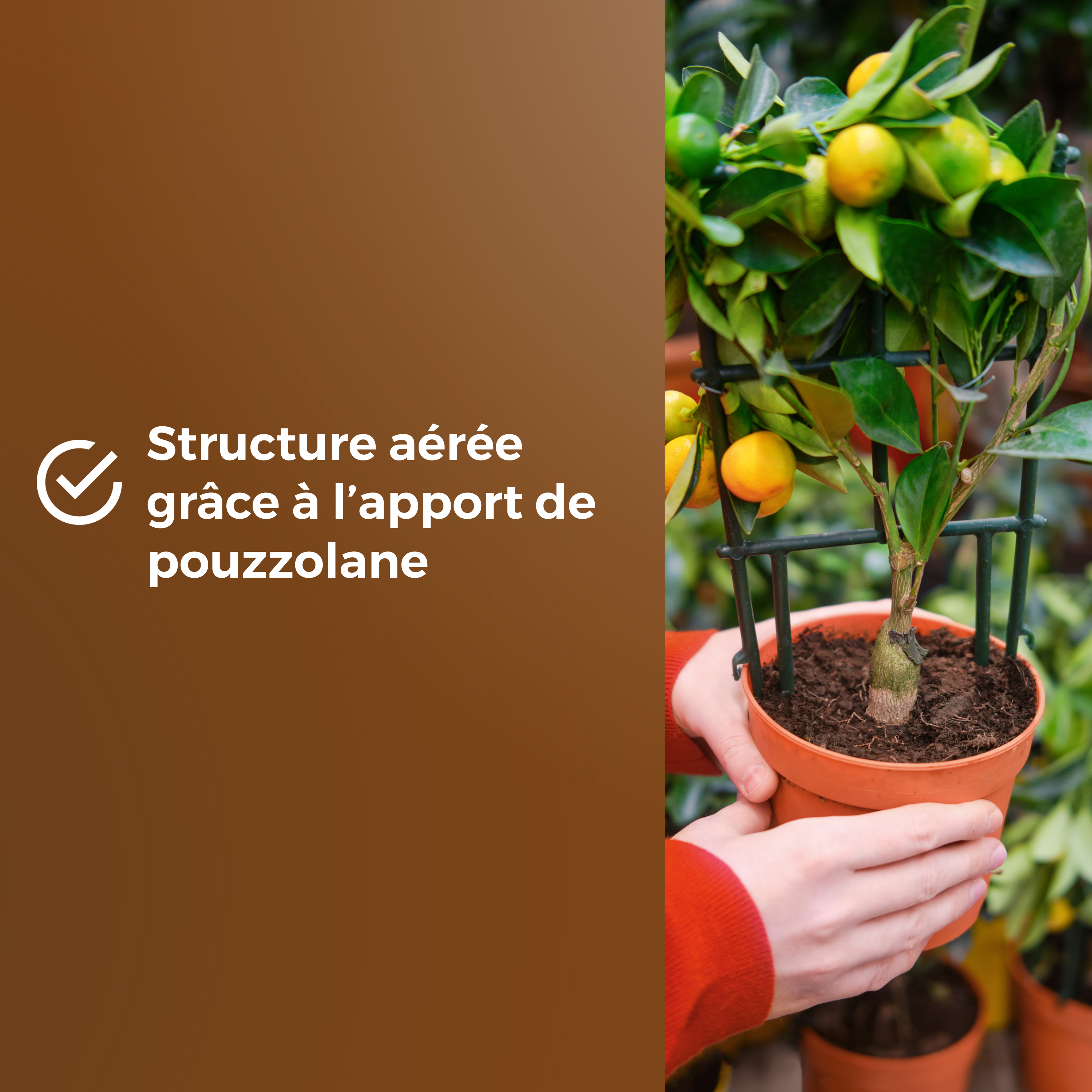 Compost OR BRUN, 6 l - 7