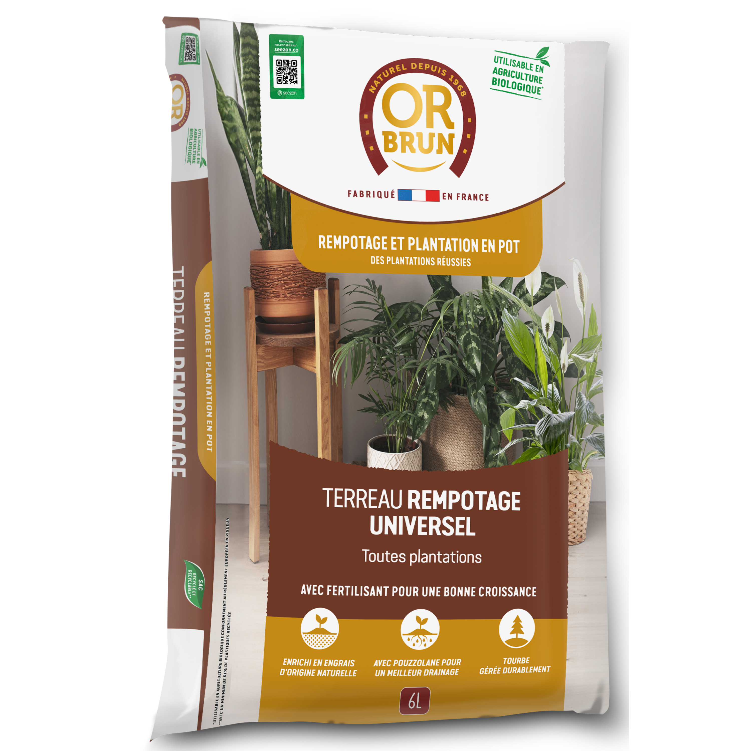 Compost universel OR BRUN, 6 l - 5