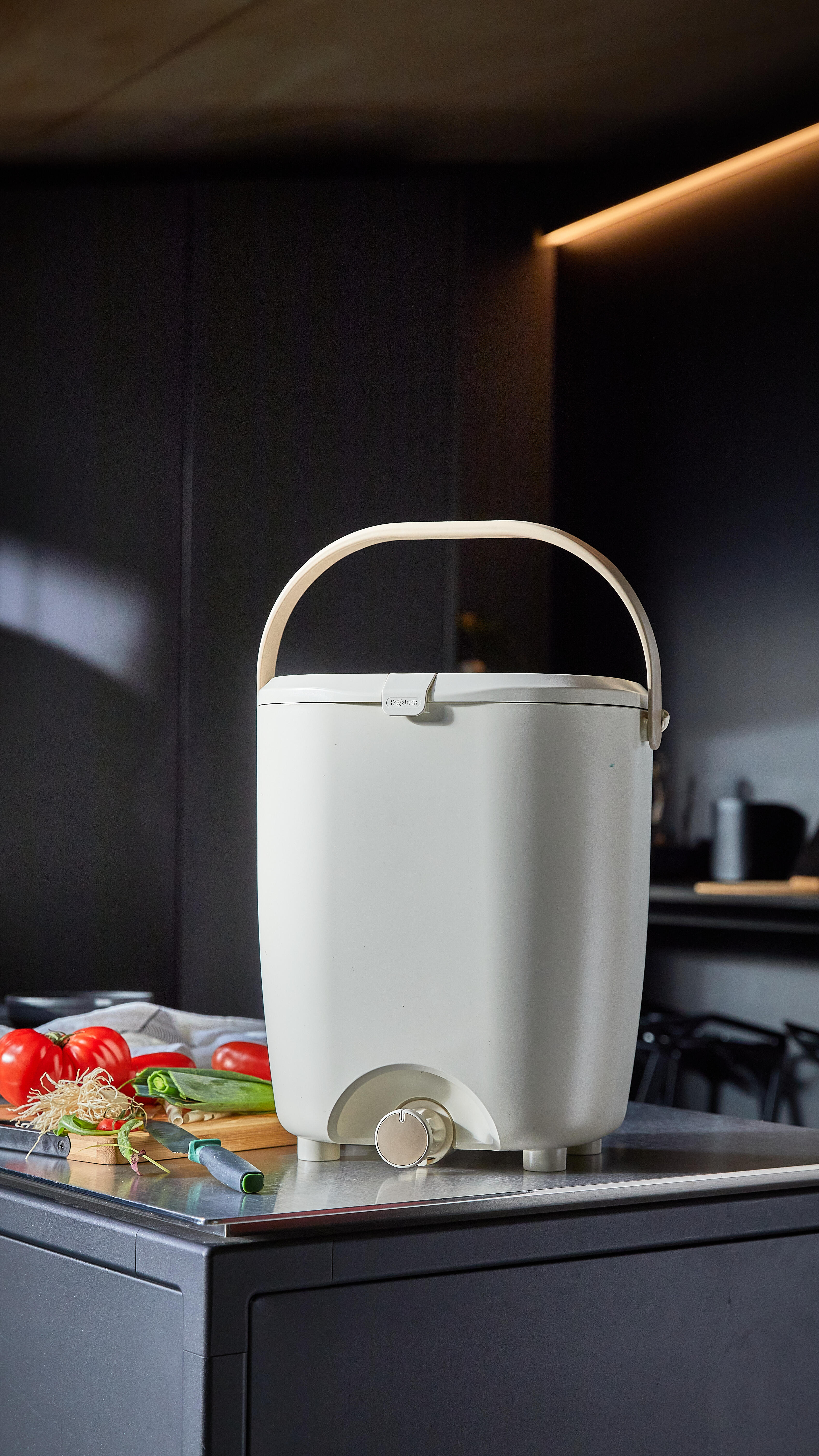 Compostador para interior Bokashi Pure de abs de 15 litros - 2