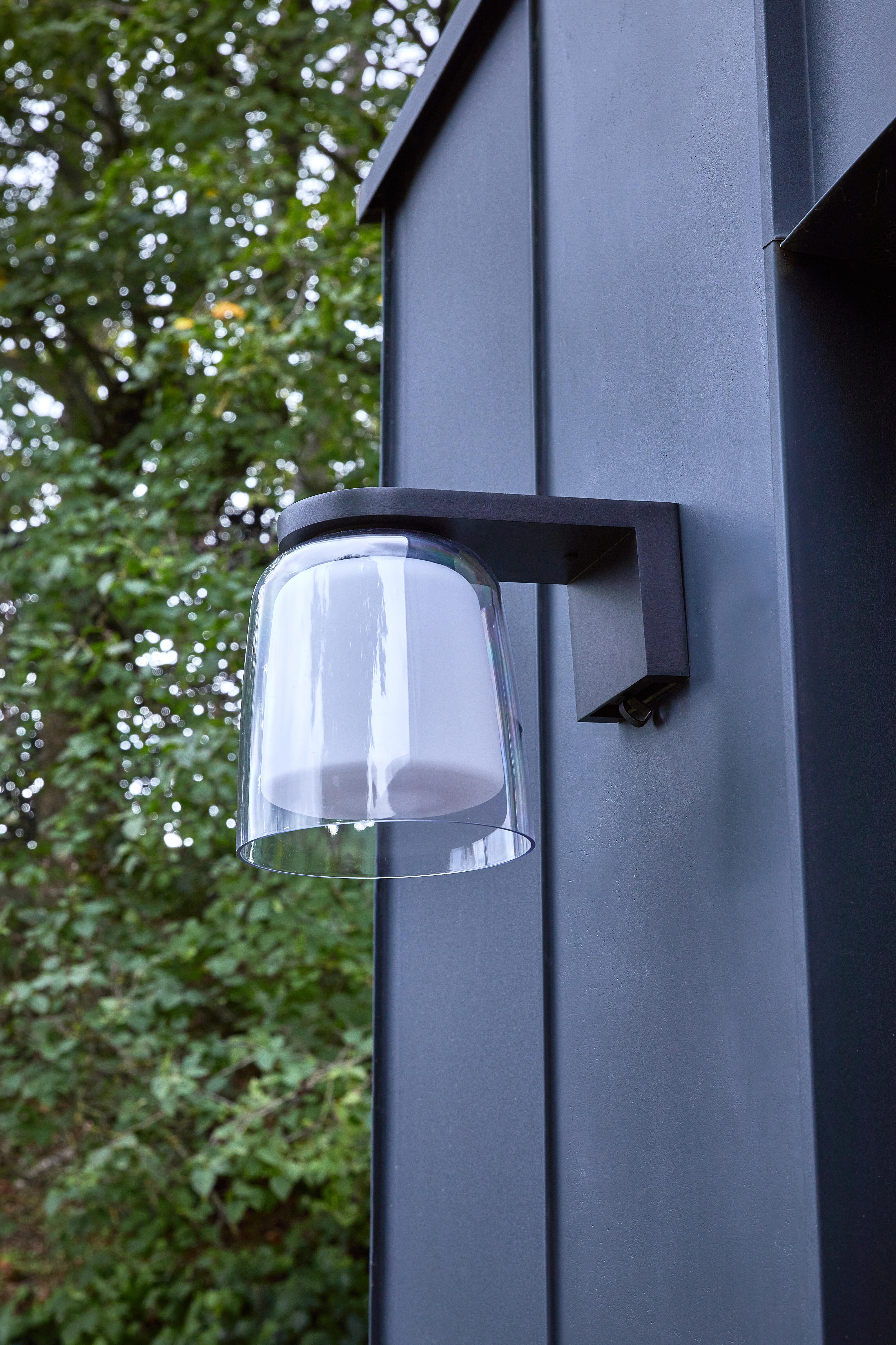Candeeiro de parede exterior Klock Booster solar 900lm ip44 alumínio Inspire - 4