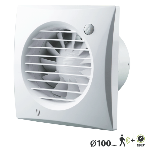 Aérateur extracteur intermittent à détection de présence EQUATION Slim silence 1