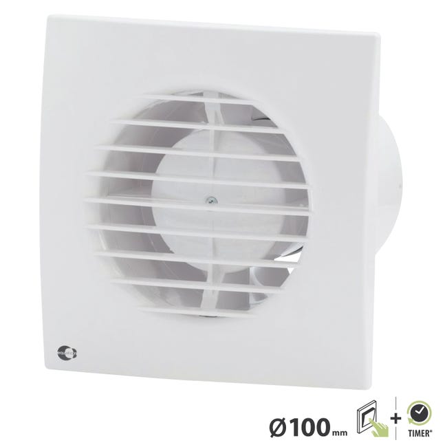 STERR - Noir aérateur extracteur 100 mm - LFS100-QB STERR - Noir aérateur extracteur 100 mm - LFS100-QB
