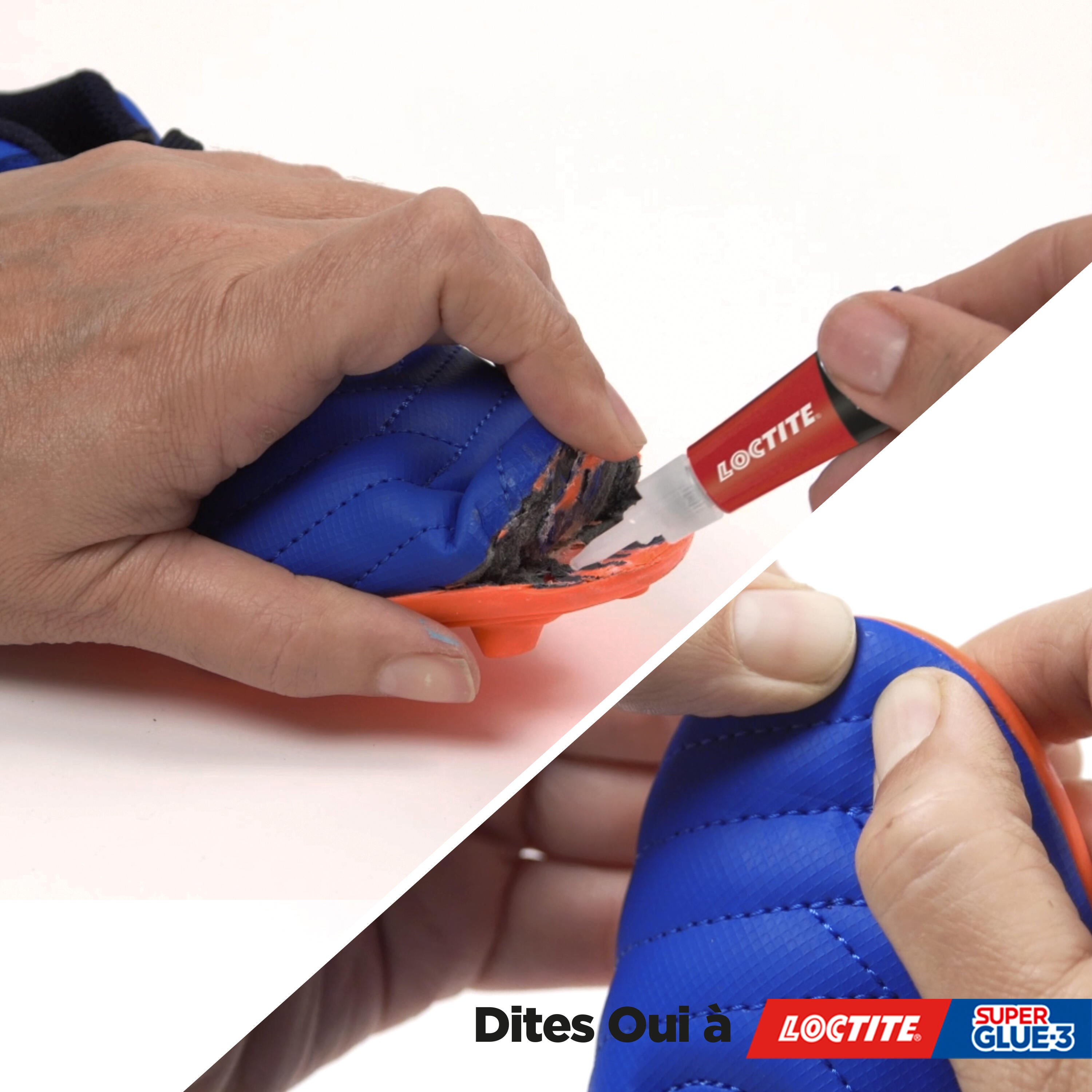 Colle de réparation Cyanoacrylate Super glue 3 power flex gel LOCTITE, 3g transp - 3