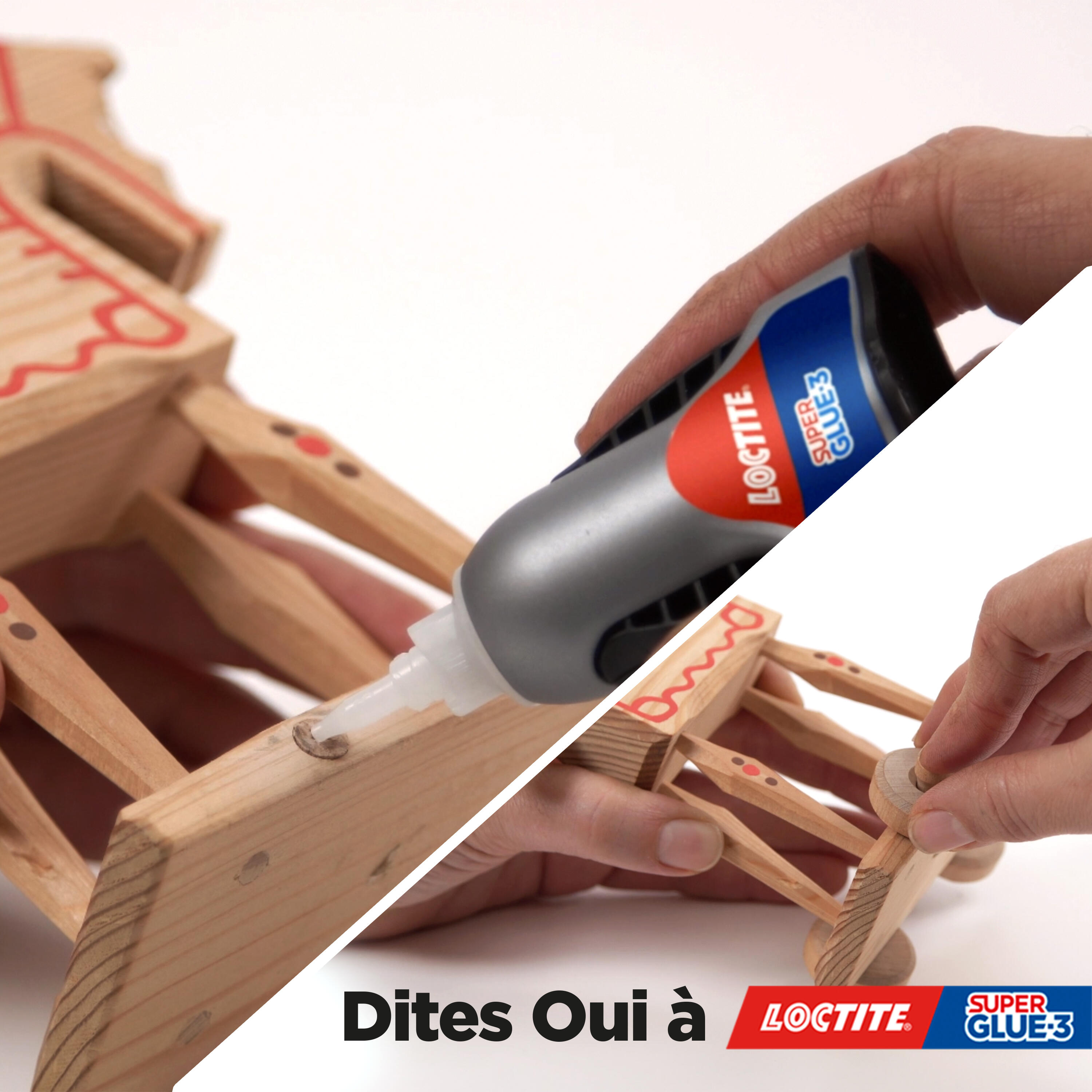 Colle de réparation Cyanoacrylate Super glue 3 contrôle liquide LOCTITE, 3g tran - 3