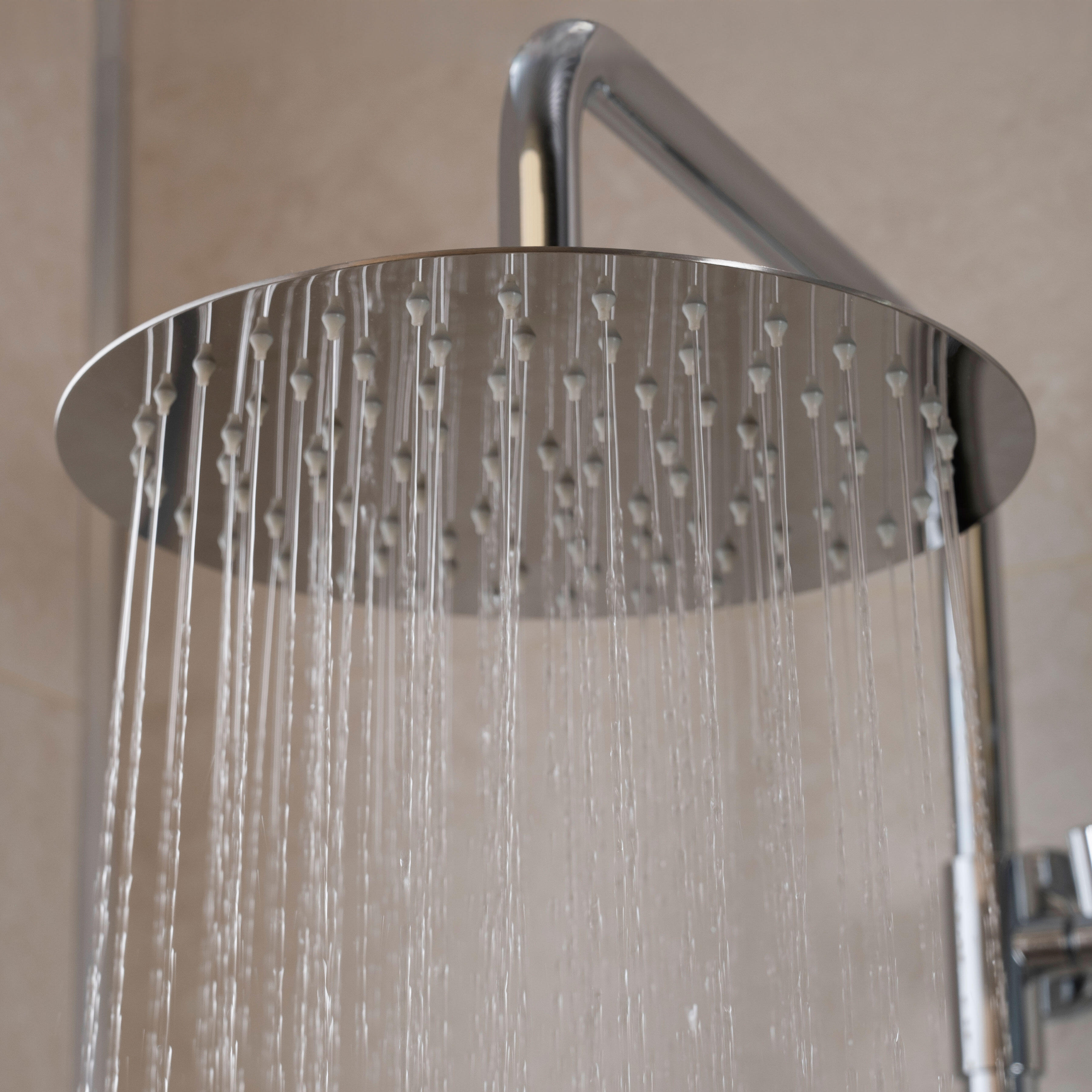 Conjunto de duche termostático cromado Ethika - 4