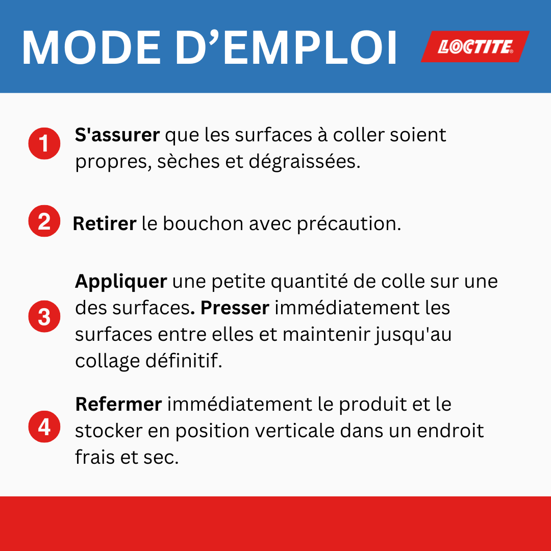 Colle d'assemblage liquide cyano LOCTITE Super glue-3 pinceau transparent, 5g - 6
