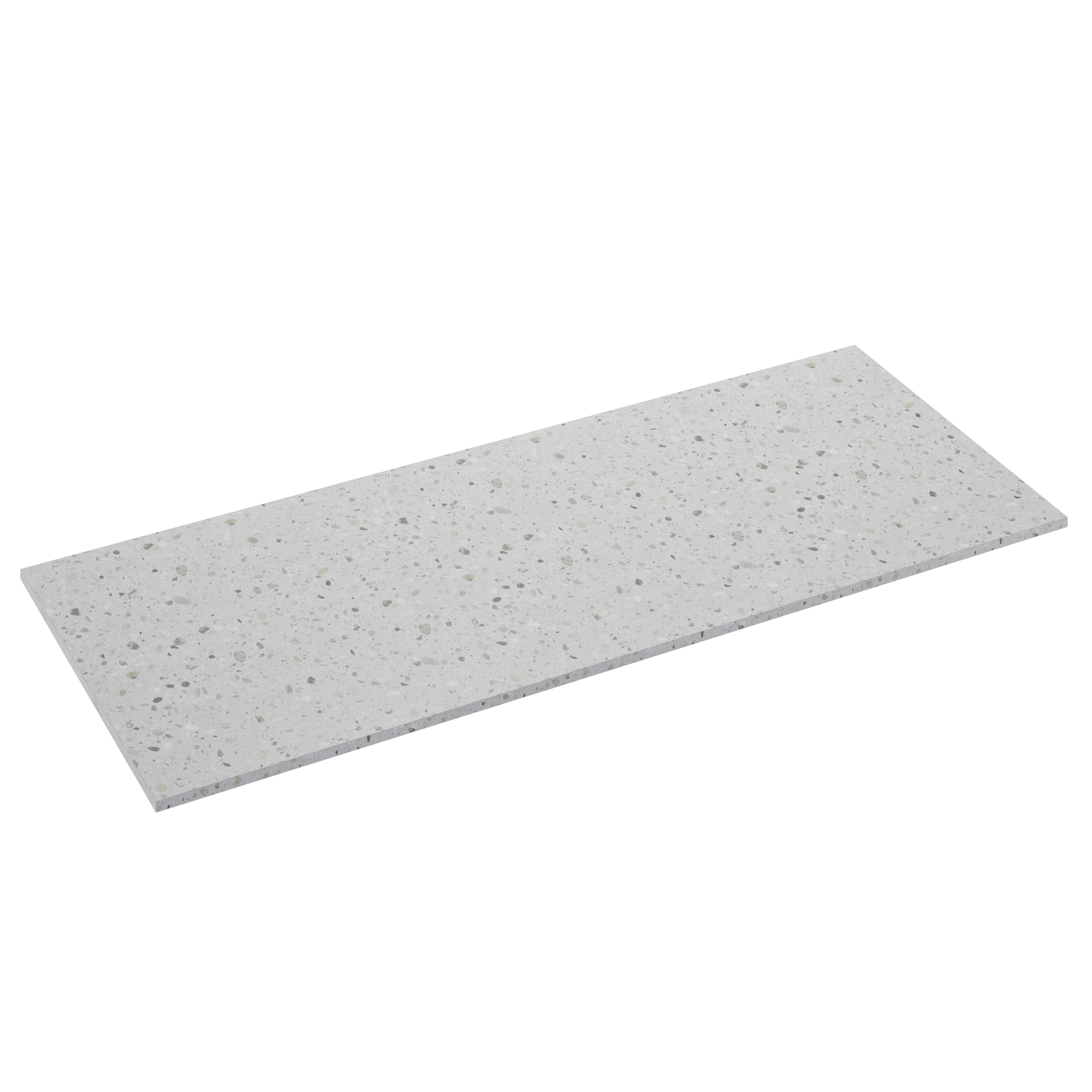 Encimera lavabo studio gris 121x49x1.2 cm