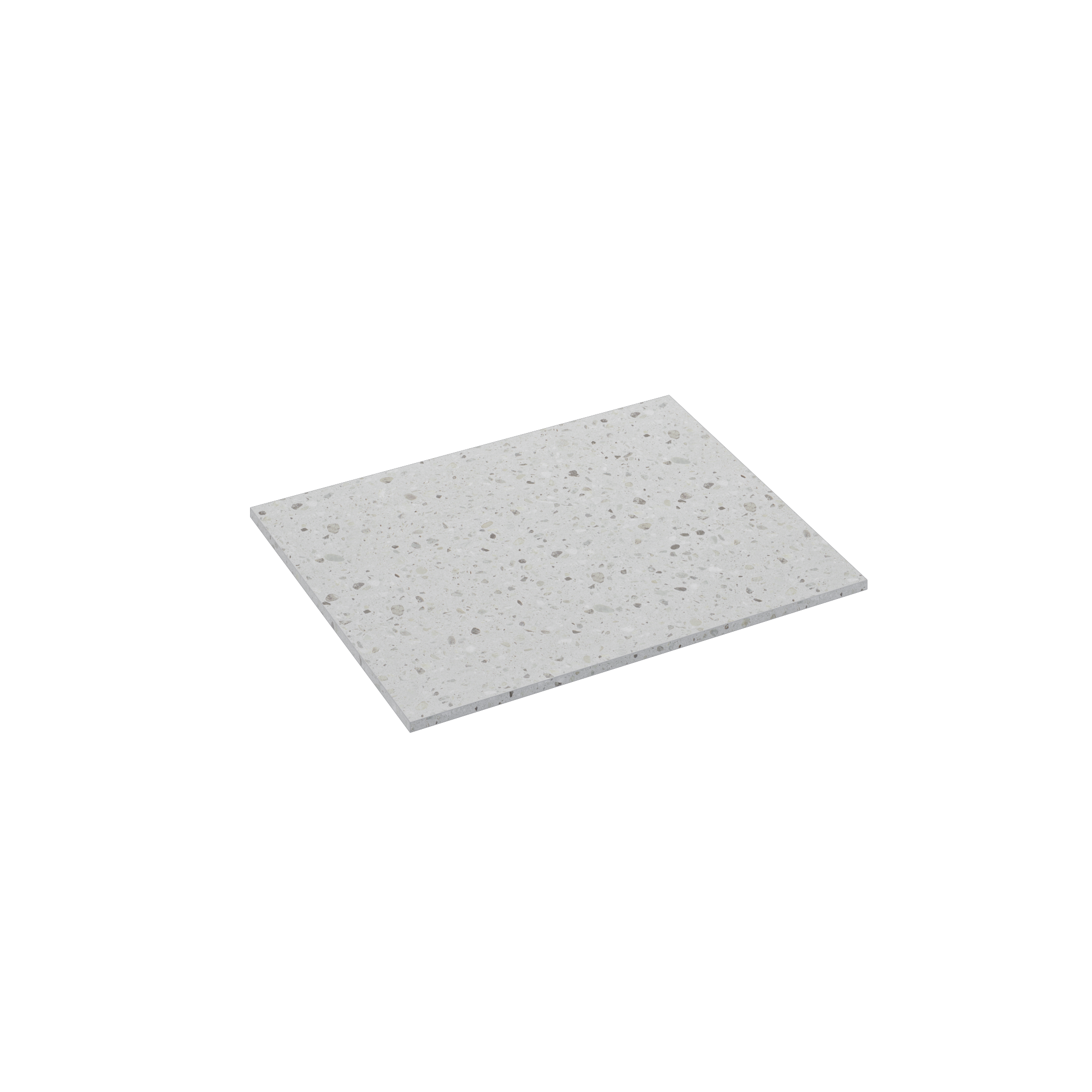 Encimera lavabo studio gris 61x49x1.2 cm