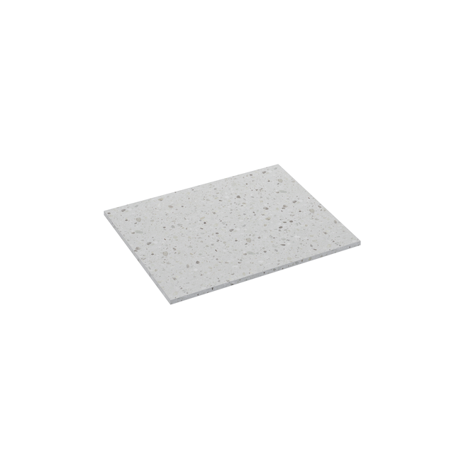 Encimera lavabo  Studio gris 61x49x1.2 cm