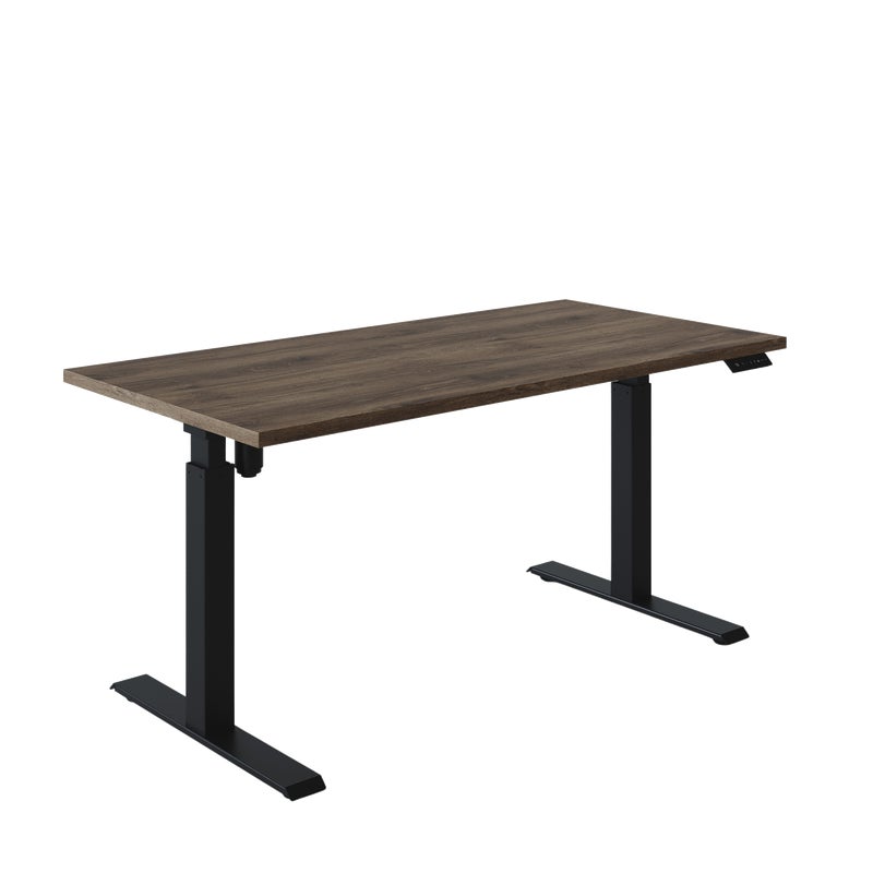 Biurko elektryczne z regulacją wysokości Dąb Czekoladowy 138x80 cm