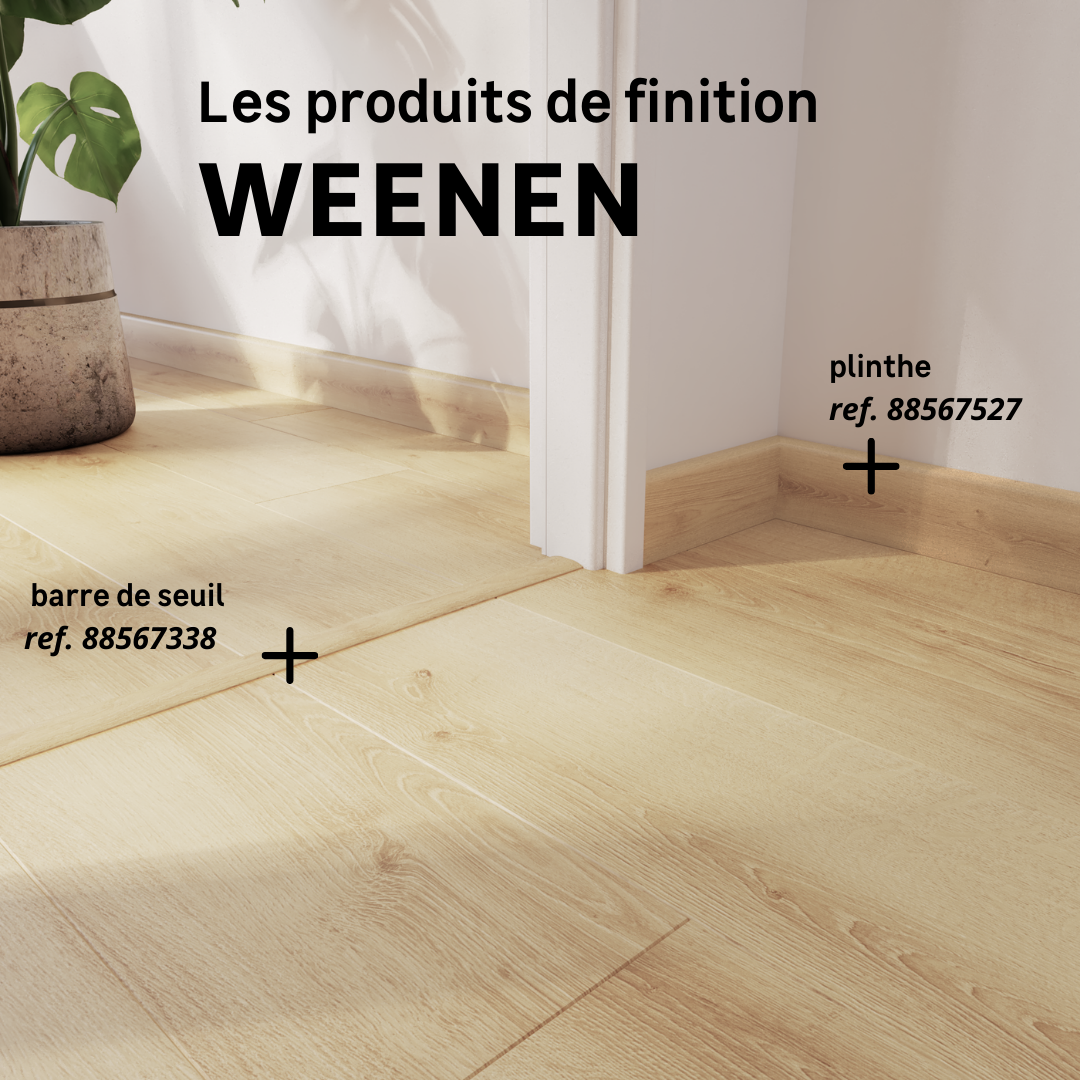Barre de seuil alu décor weenen à fixer, l.3.7 cm x L.83 cm ARTENS - 5