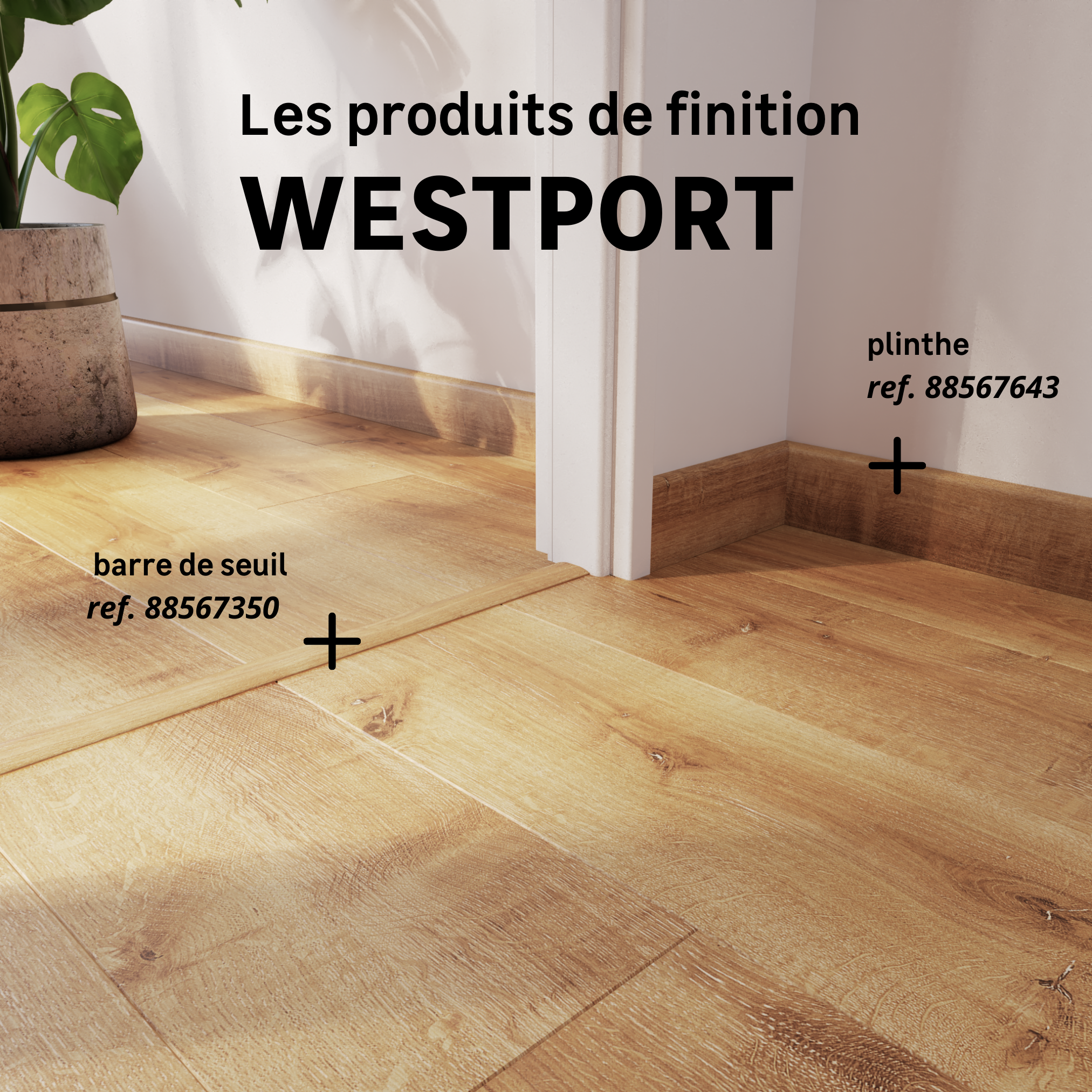 Barre de seuil 4 en 1 alu décor westport à fixer, l.3.7 cm x L.83 cm ARTENS - 5