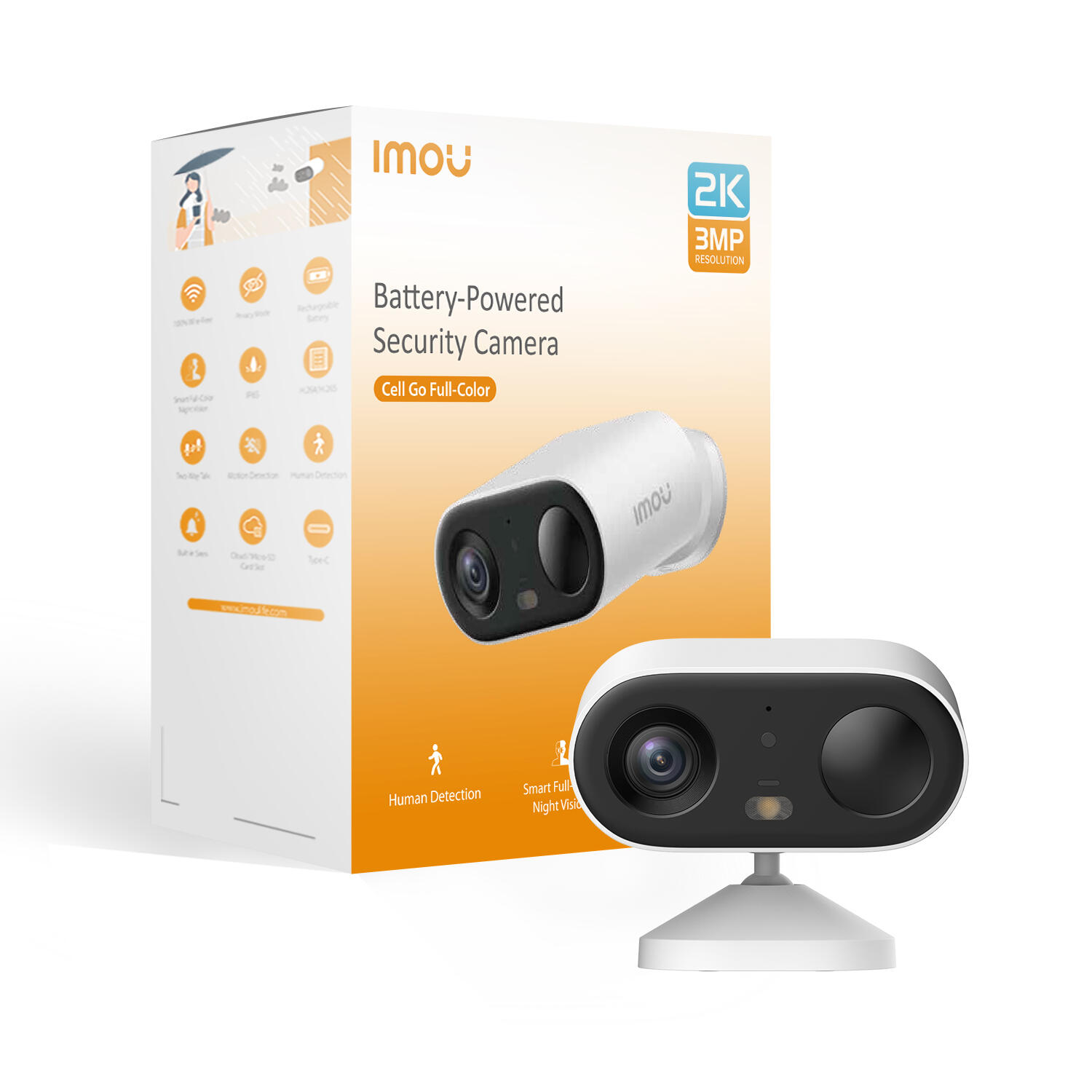 Caméra de surveillance intérieure/extérieure Cell Go, IMOU | Leroy Merlin