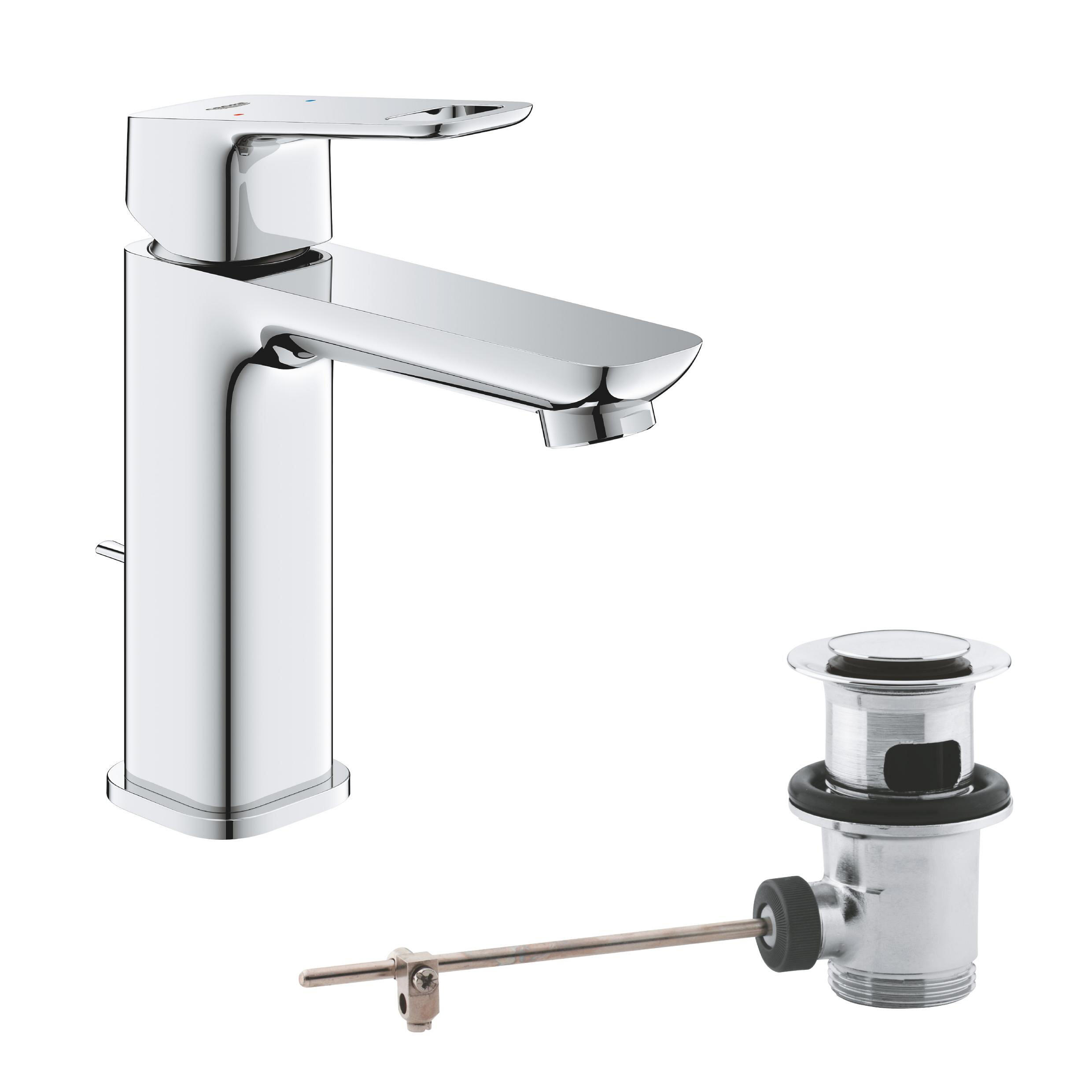 Grifo de lavabo GROHE Clova Pulse monomando cromo brillo. Antical. Latón - 7