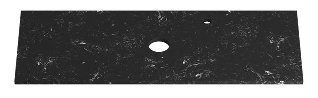 Encimera lavabo  Pietra negro marquina 121x46x2 cm