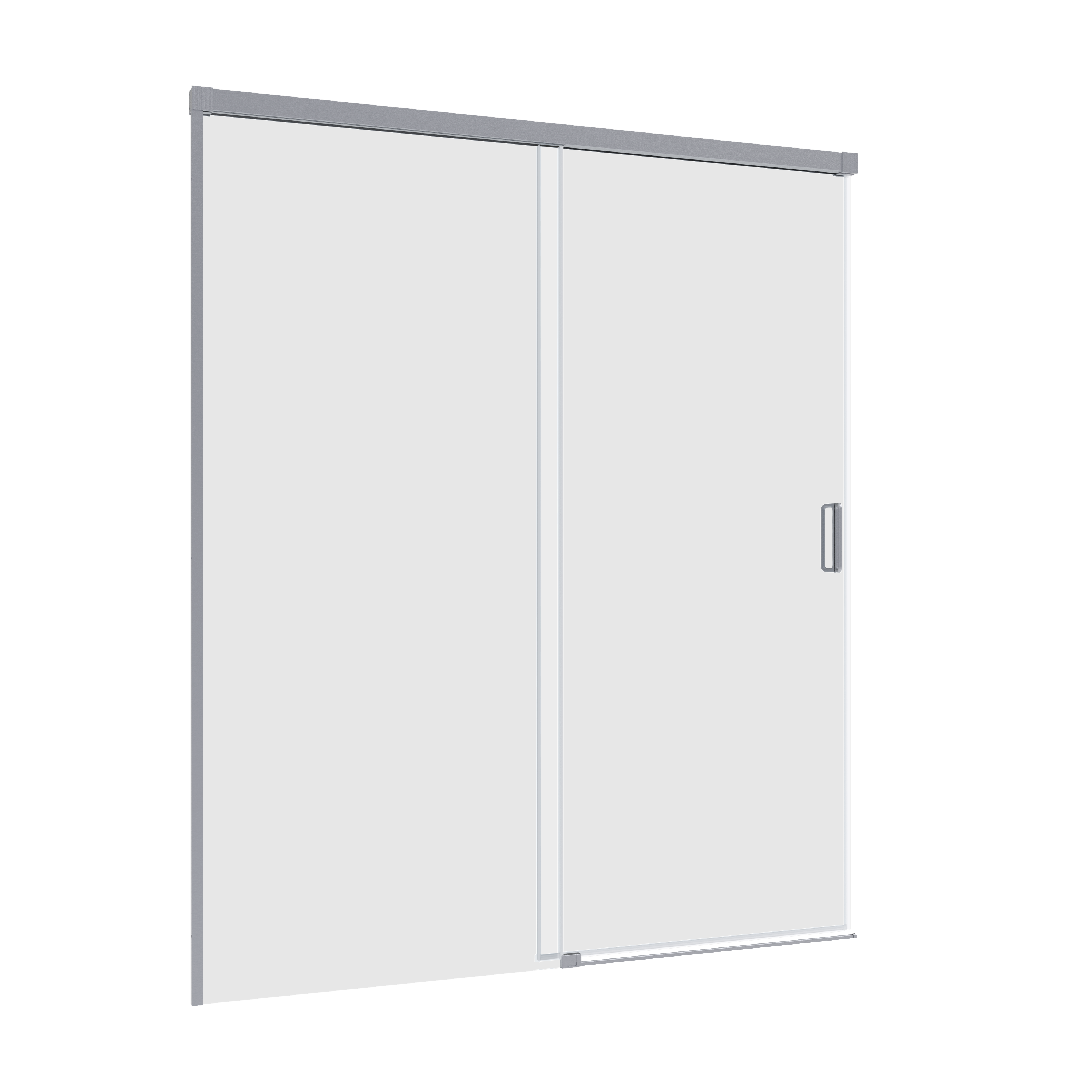Drzwi prysznicowe przesuwne Neo 180 x 200 cm chrom Sensea