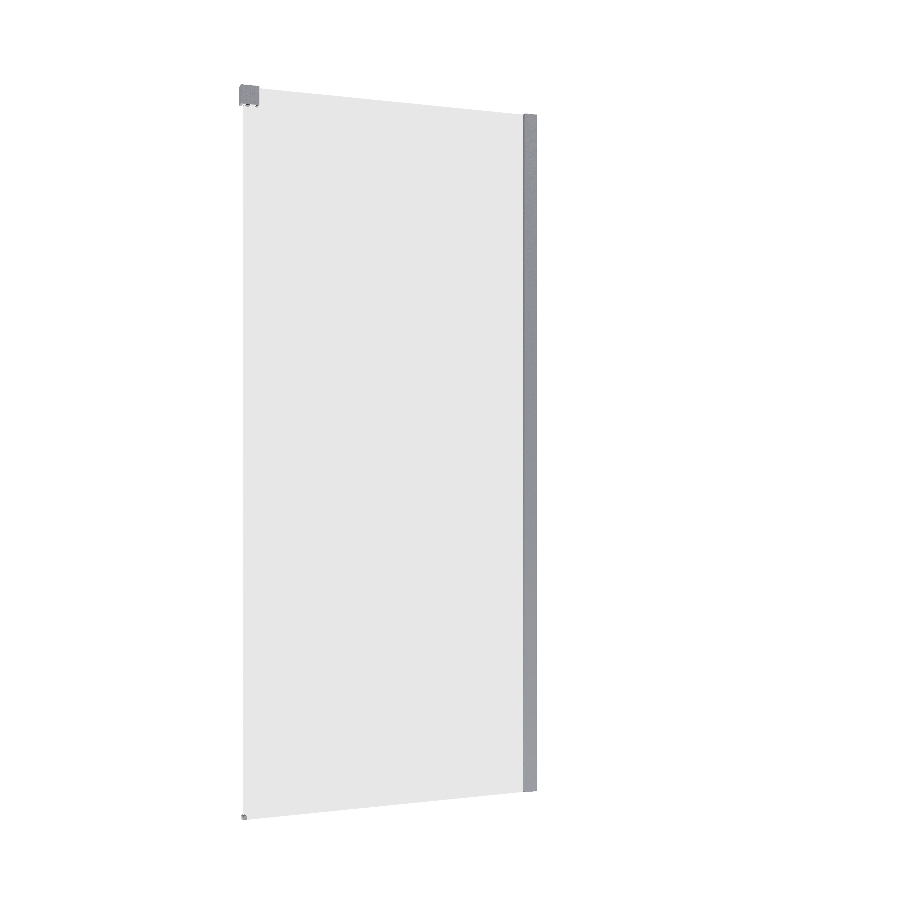 Ścianka prysznicowa do drzwi przesuwnych Neo 100 x 200 cm chrom Sensea