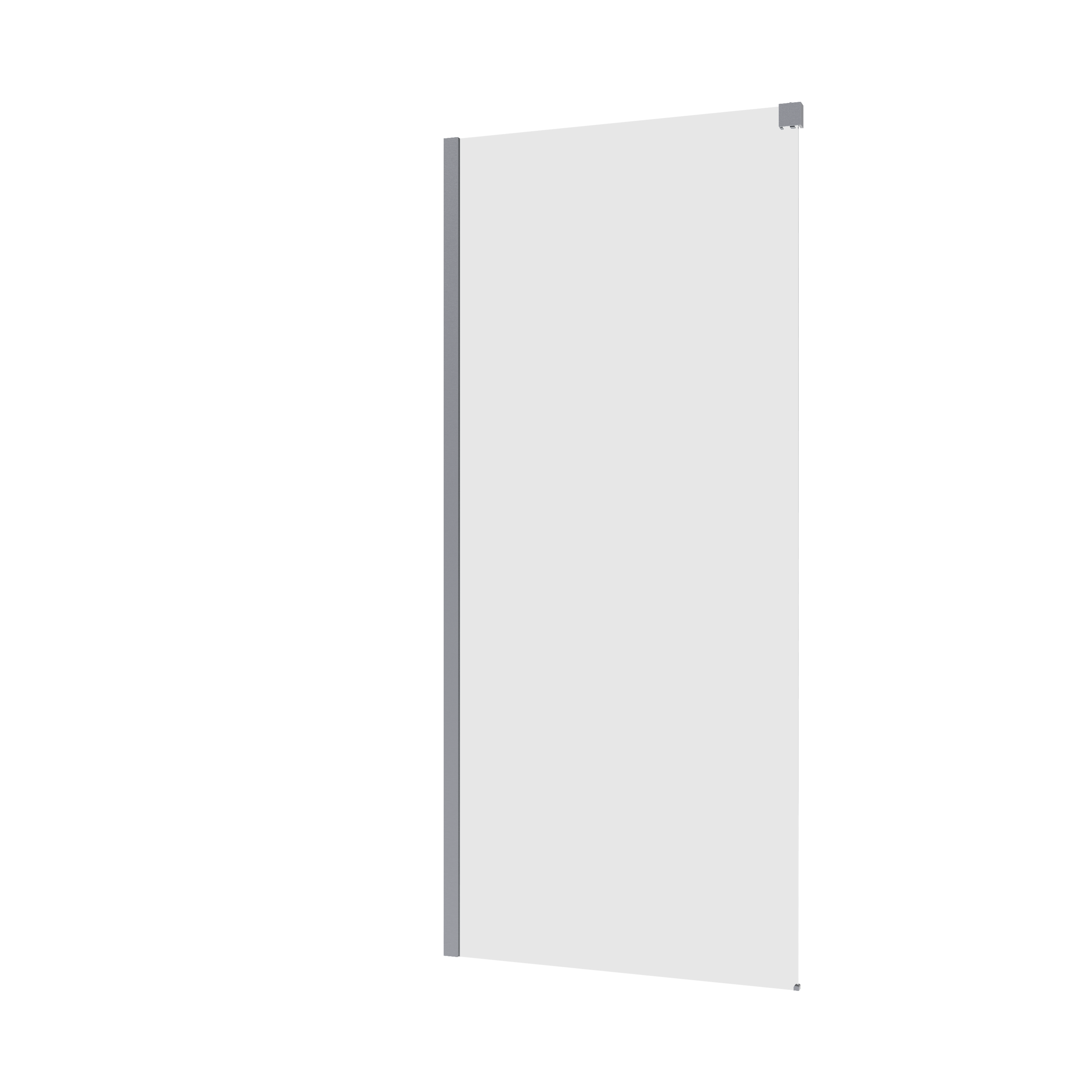 Ścianka prysznicowa do drzwi przesuwnych Neo 100 x 200 cm chrom Sensea - 6