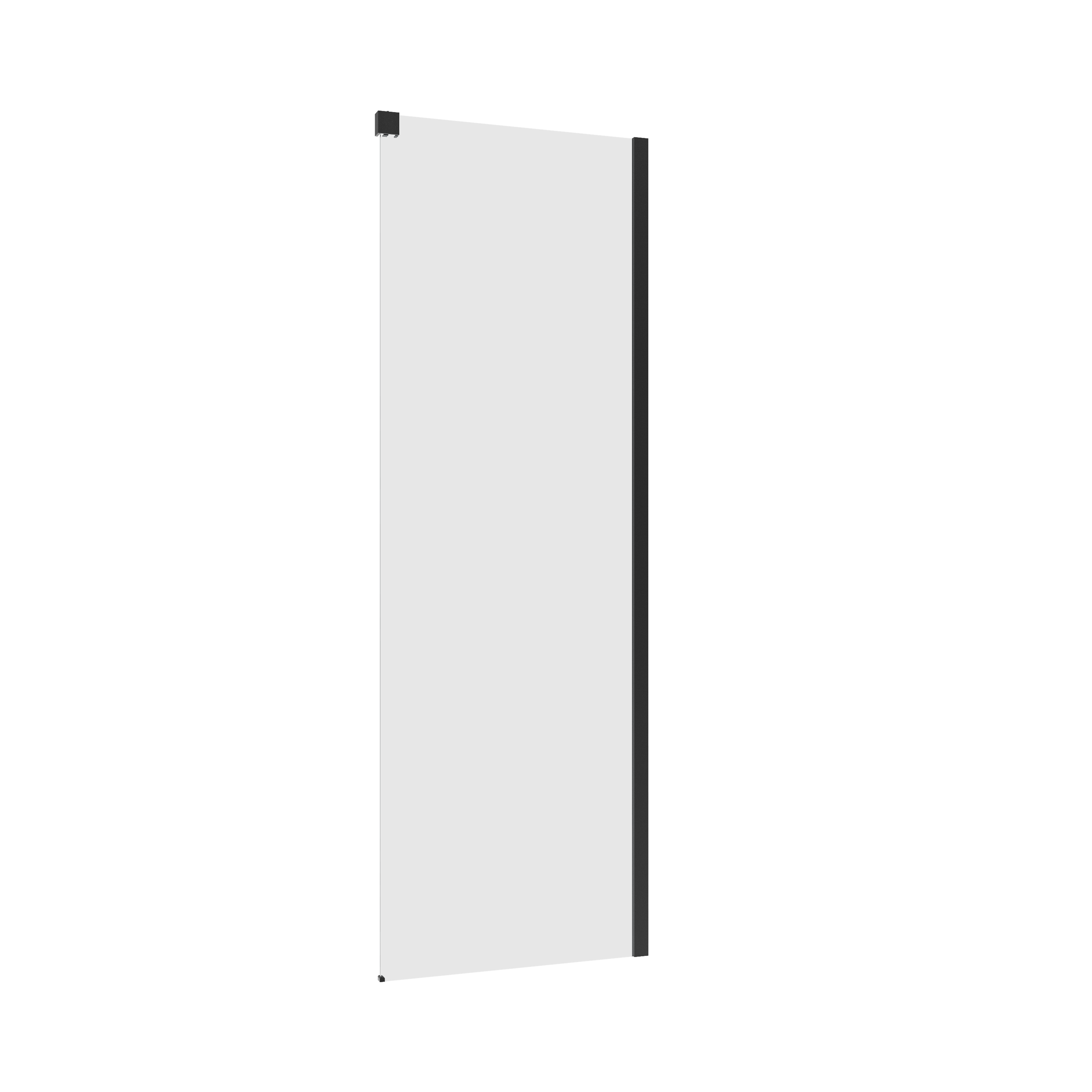 Ścianka prysznicowa do drzwi przesuwnych Neo 70 x 200 cm czarna Sensea